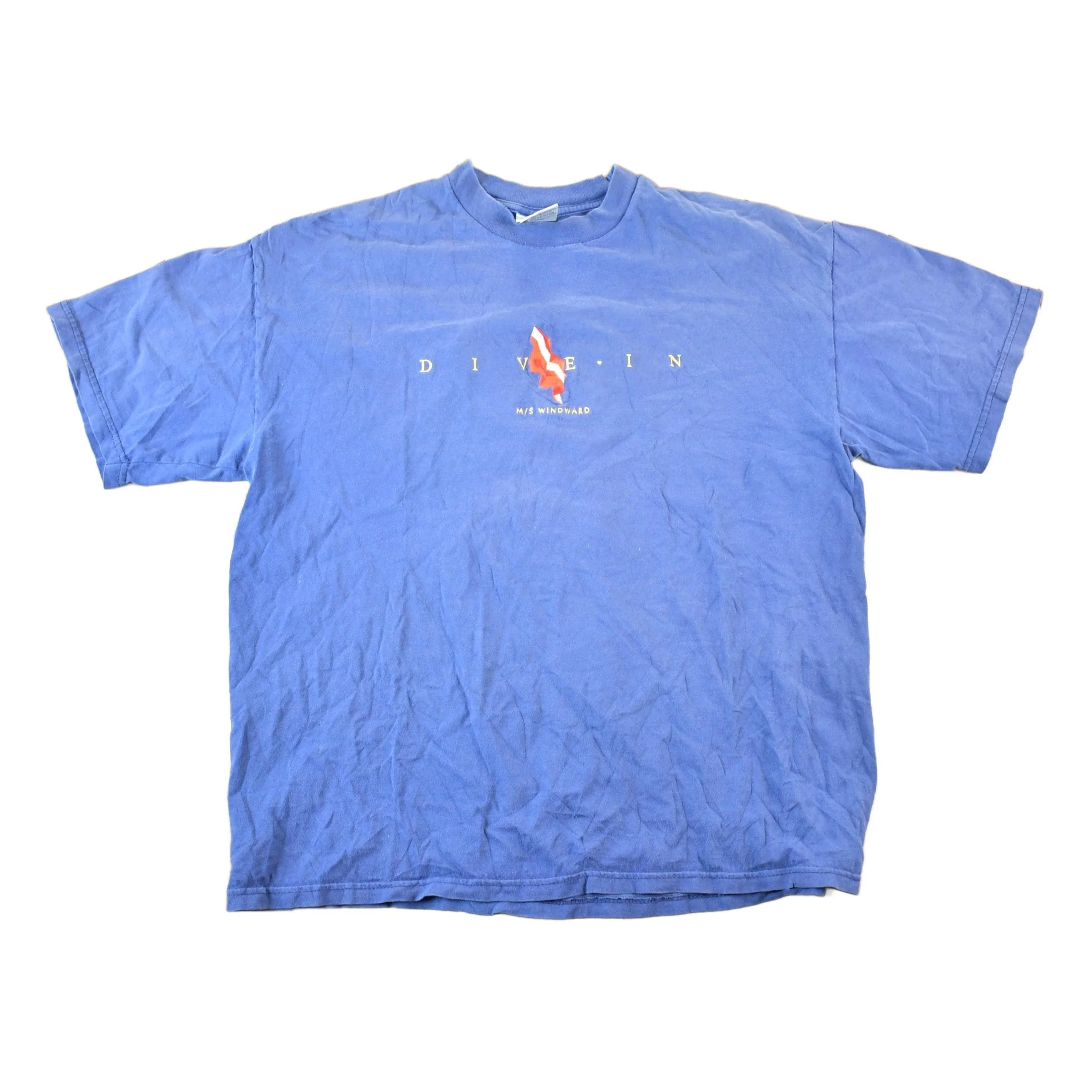 Vintage 1990s Dive In T-Shirt Men's Large