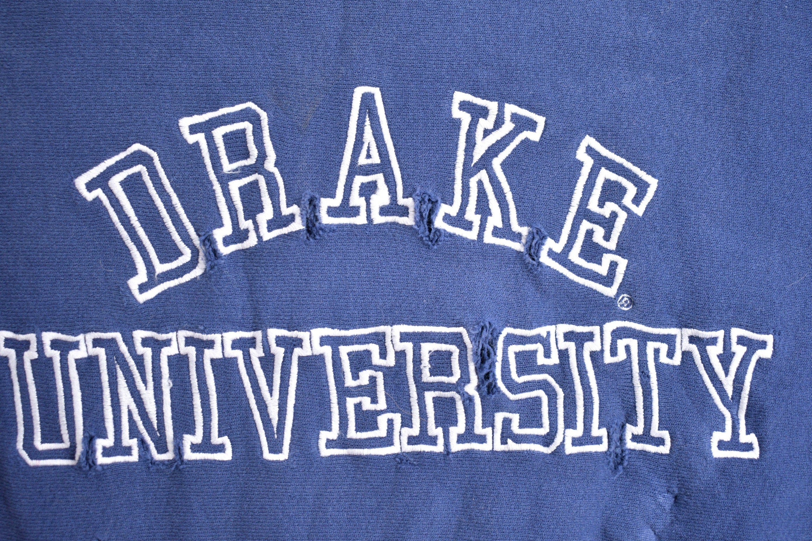 Vintage 1990s Drake University Collegiate Crewneck Men's XL - Image 6