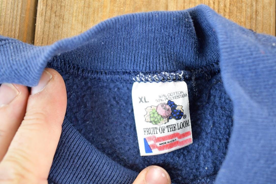 Vintage 1990s Duke University Crewneck Mens XL - Image 4