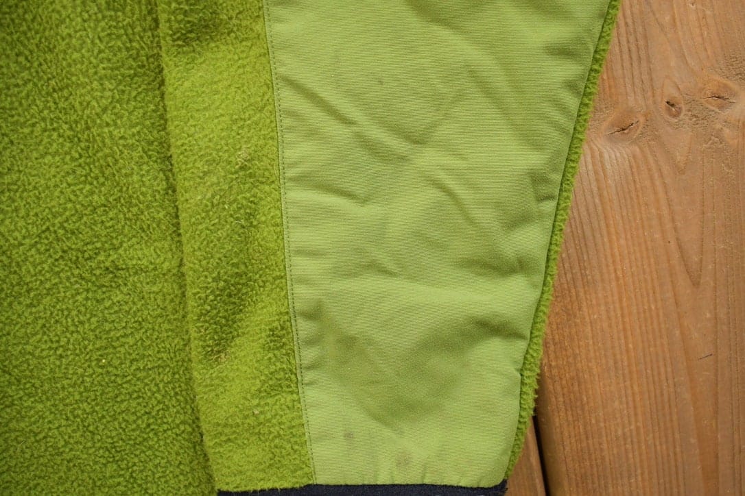 Vintage 1990s Duluth Green Fleece Sweater Men's Medium - Image 5