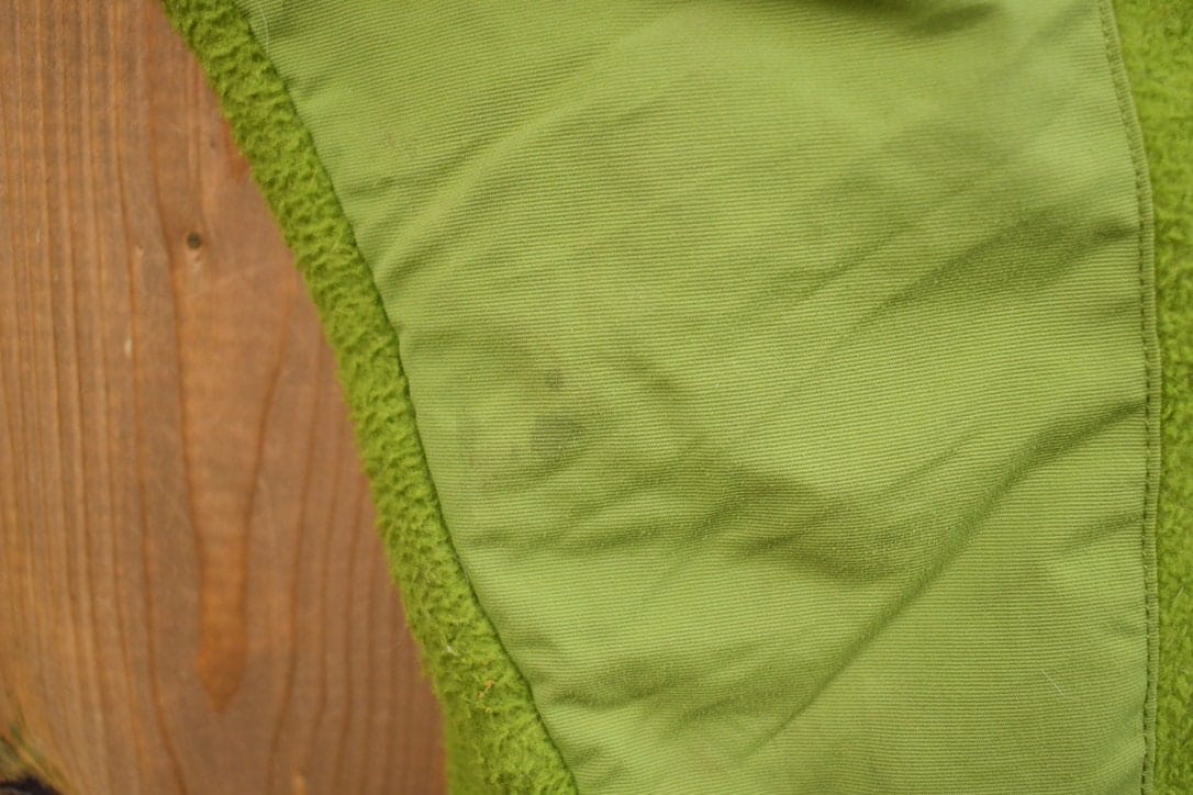 Vintage 1990s Duluth Green Fleece Sweater Men's Medium - Image 6