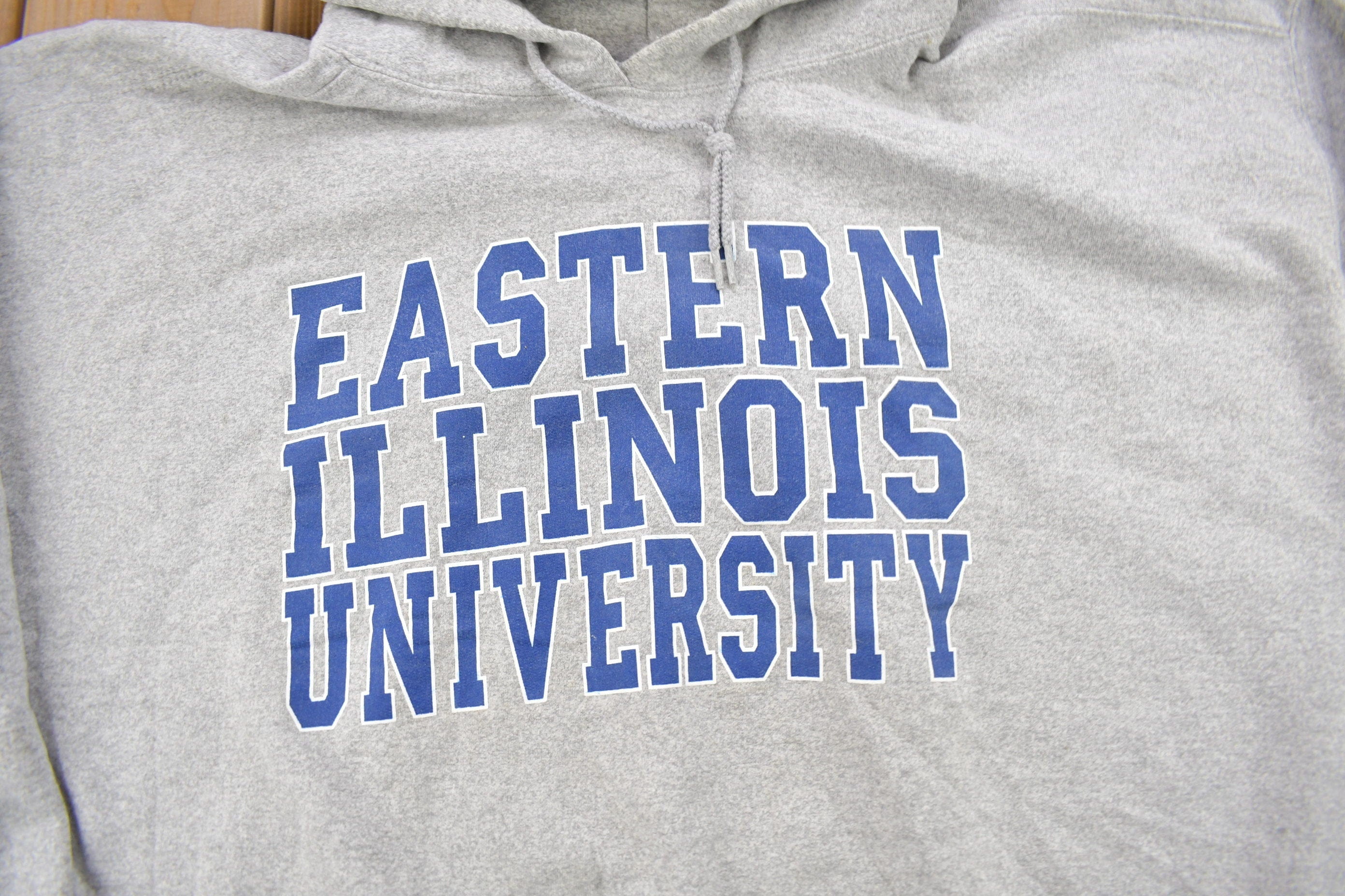 Vintage 1990s Eastern Illinois University Collegiate Hoodie Men's 2XL - Image 3