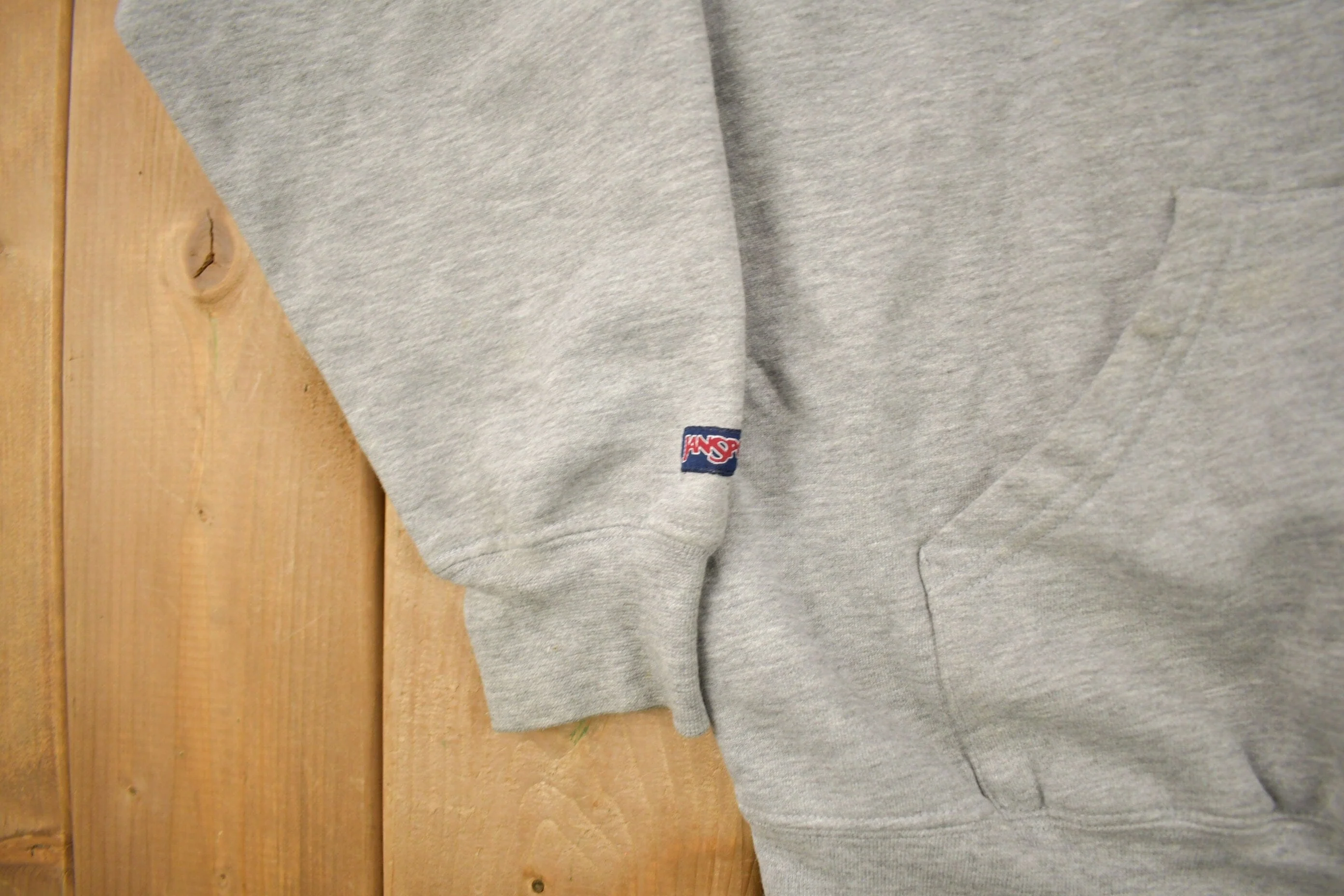 Vintage 1990s Eastern University Collegiate Hoodie Men's Medium - Image 4