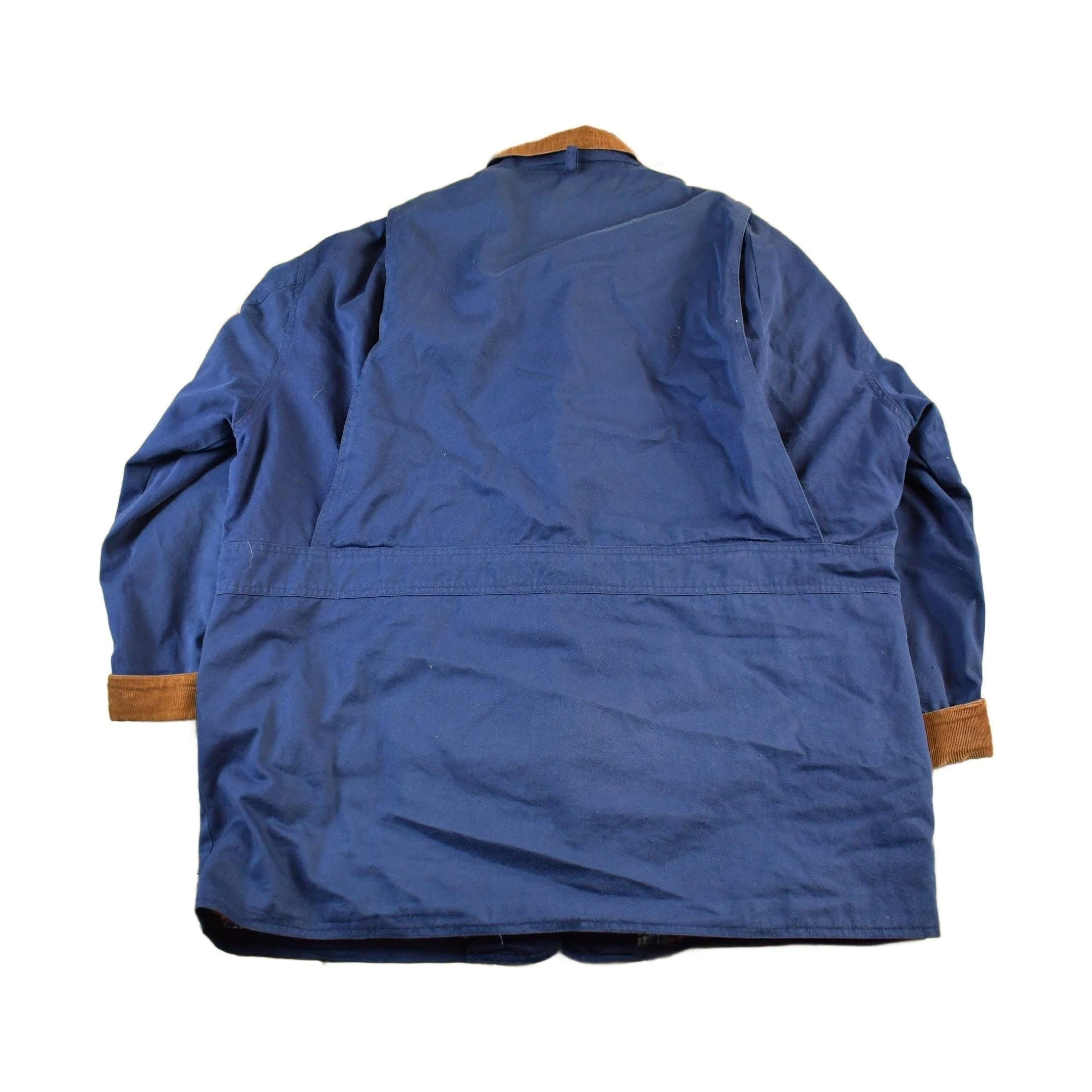 Vintage 1990s Eaton Attitude Flannel Lined Barn Chore Coat Men's XL - Image 2