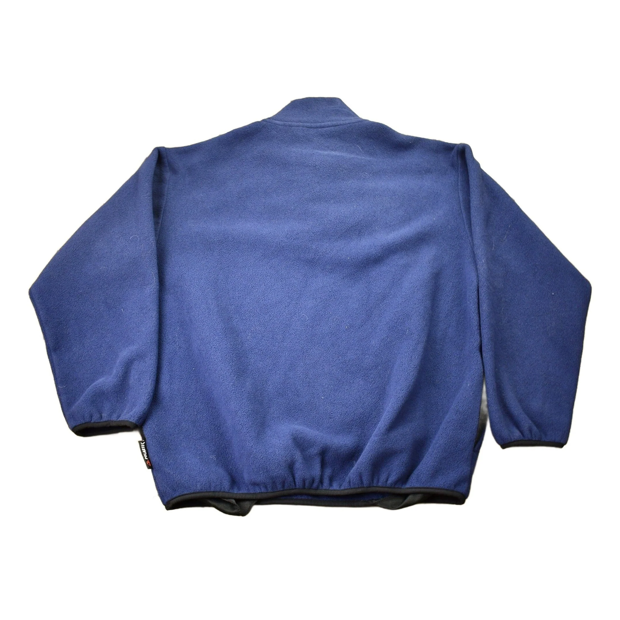 Vintage 1990s EB-TEK Eddie Bauer Quarter ButtonFleece Sweater Men's Large - Image 2