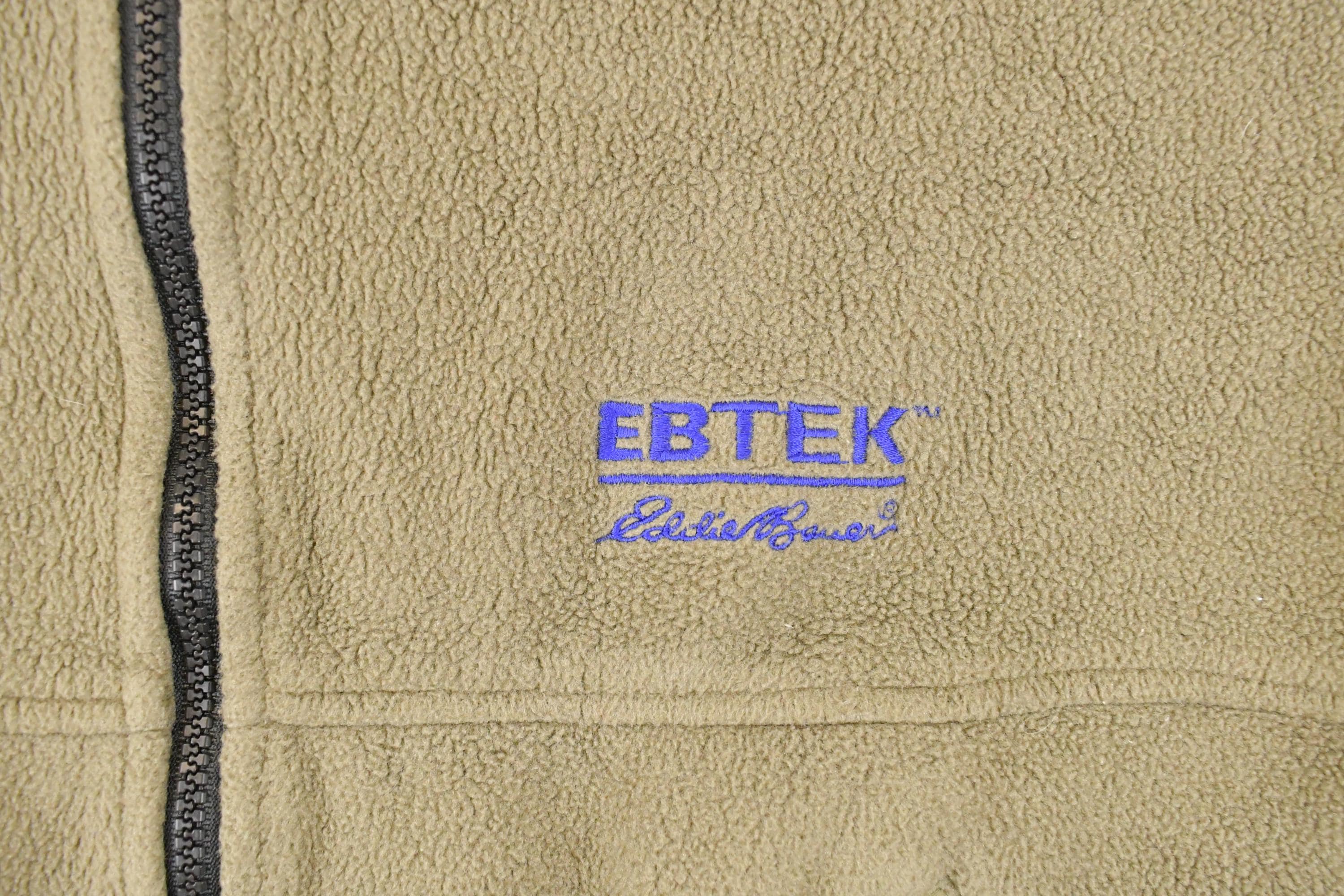 Vintage 1990s EBTEK Fleece Outdoorsman Sweater Mens XL - Image 3