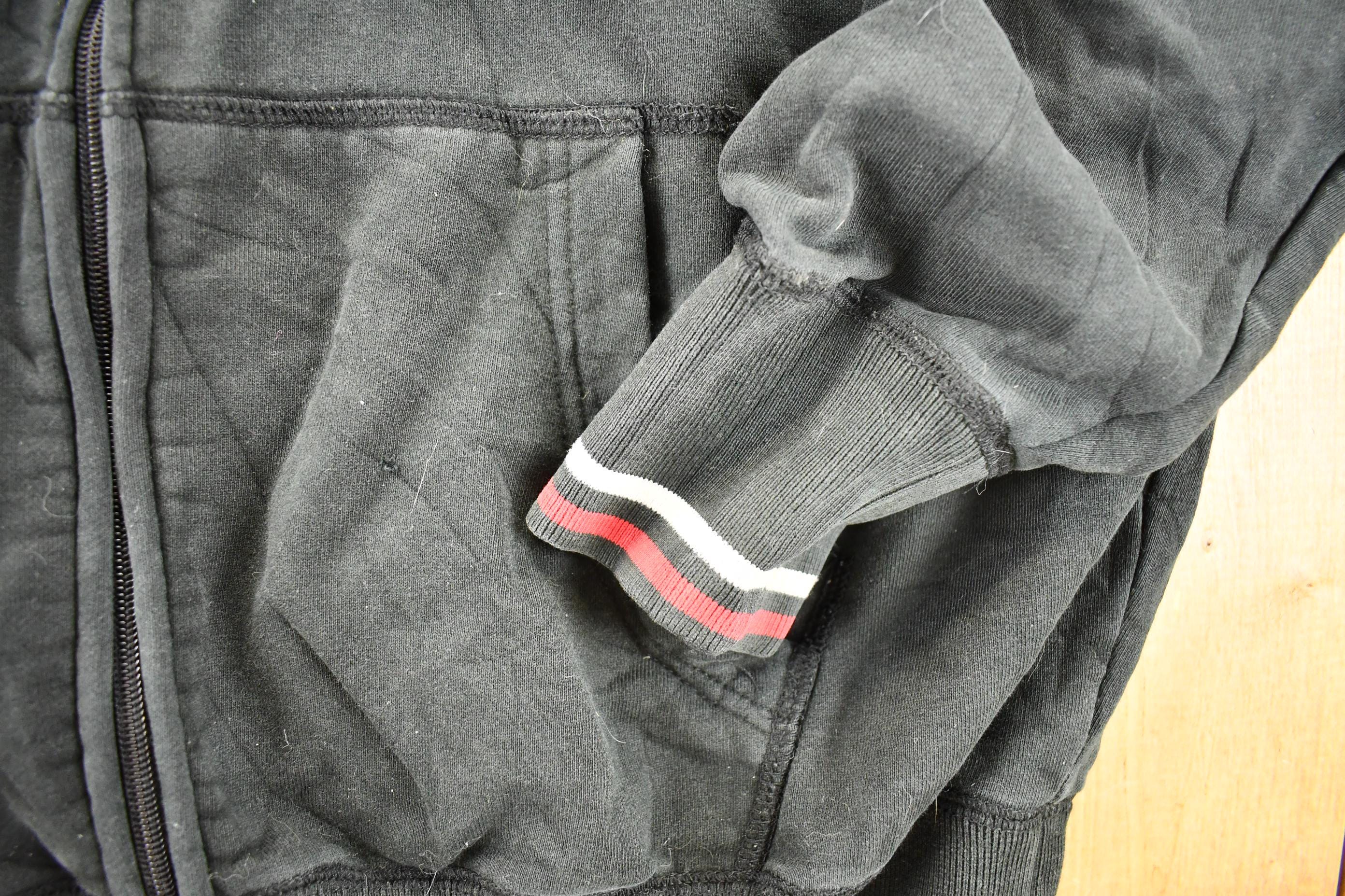 Vintage 1990s Ecko Unltd Actual Factual Zip Up Hoodie Sweater Men's L - Image 5
