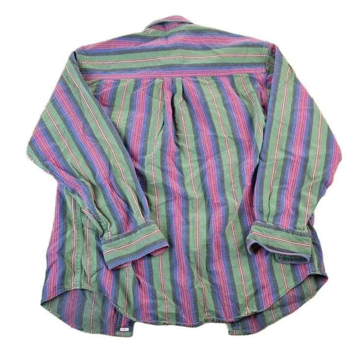 Vintage 1990s Eddie Bauer Button Up Western Style Shirt Men's Medium - Image 2