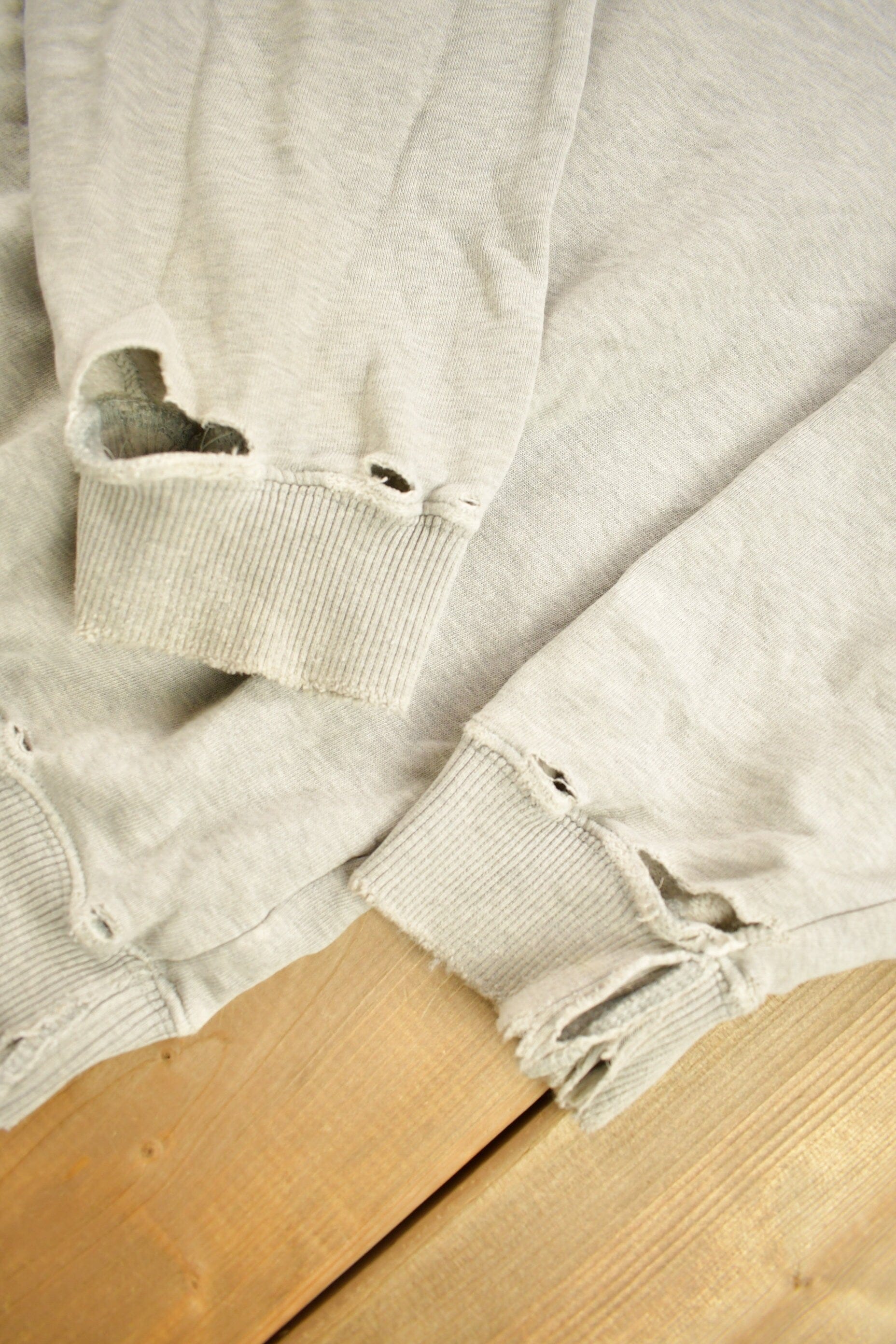 Vintage 1990s Eddie Bauer EBTEK Distressed Crewneck Sweatshirt Men's Medium - Image 5