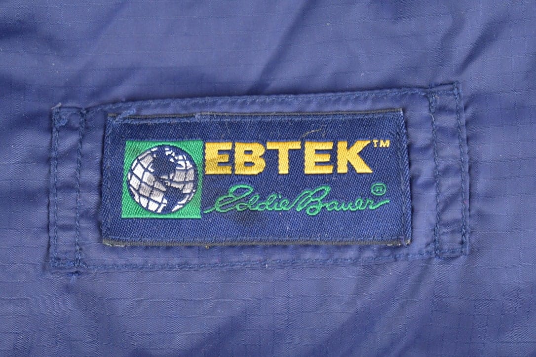 Vintage 1990s Eddie Bauer EBTEK Goose Down Reversible Puffer Vest Men's Large - Image 8