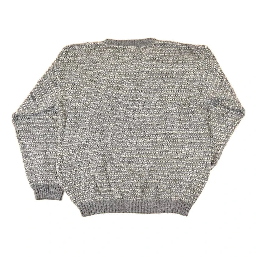 Vintage 1990s Eddie Bauer Knit V Neck Sweater Mens L - Image 2