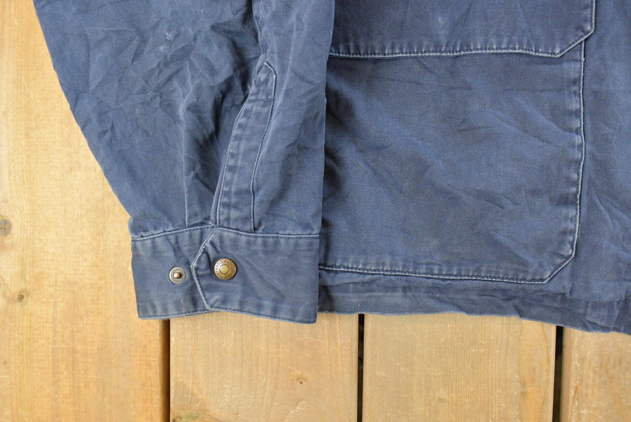 Vintage 1990s Eddie Bauer Sun Faded Field Jacket Men's Large - Image 3