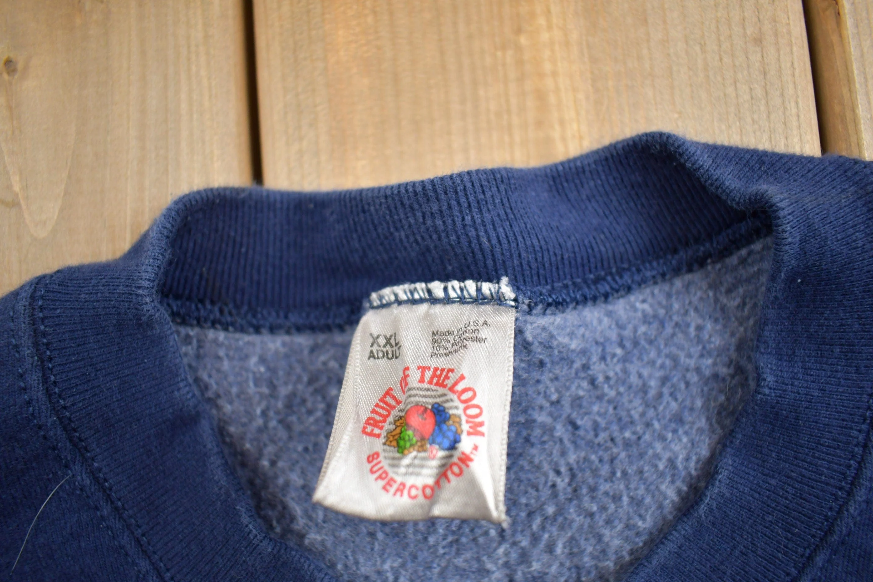 Vintage 1990s Elmhurst College Jazz Festival Souvenir Travel Crewneck Sweatshirt Men's 2XL - Image 4