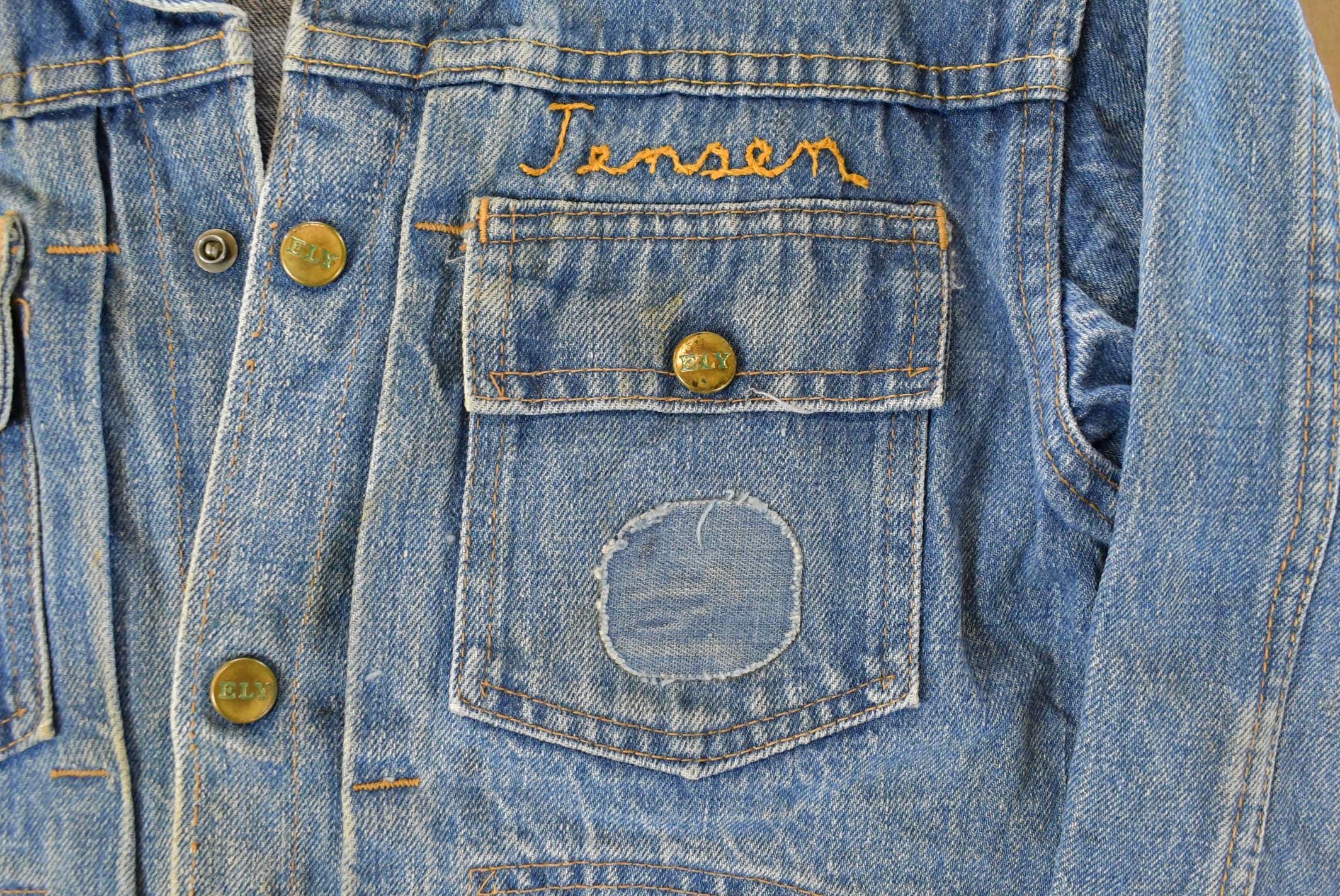 Vintage 1990s Ely Cattleman Denim Jean Trucker Jacket Women's Small - Image 3