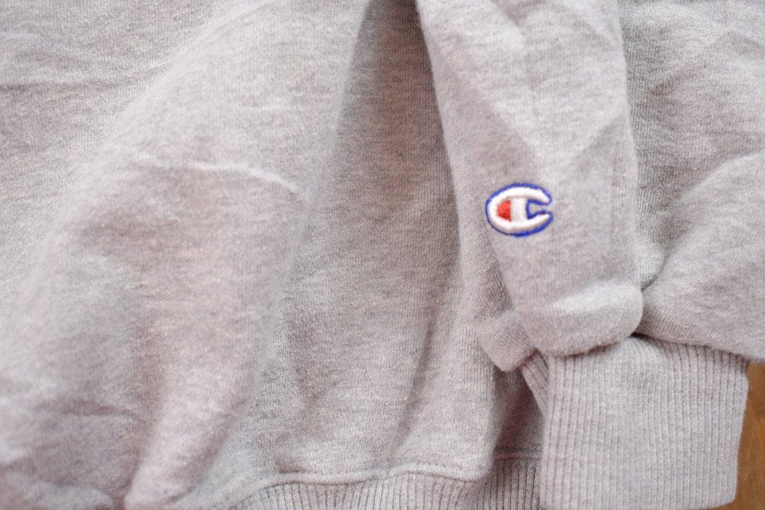 Vintage 1990s Embroidered Champion Sweatshirt Men's M - Image 5