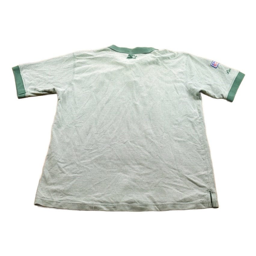 Vintage 1990s Embroidered Pro Line Green Bay Packers NFL Button Up Collar T-Shirt Men's XL - Image 2