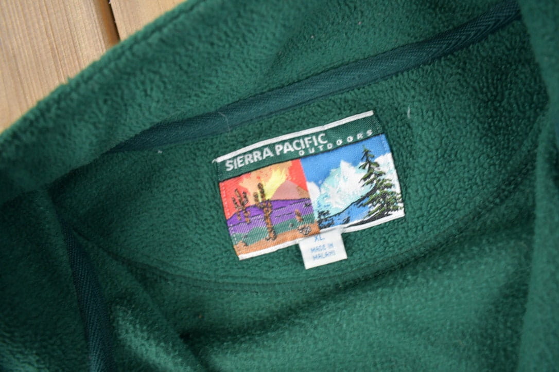 Vintage 1990s Embroidered"A" Collegiate Fleece Sweater Men's XL - Image 4