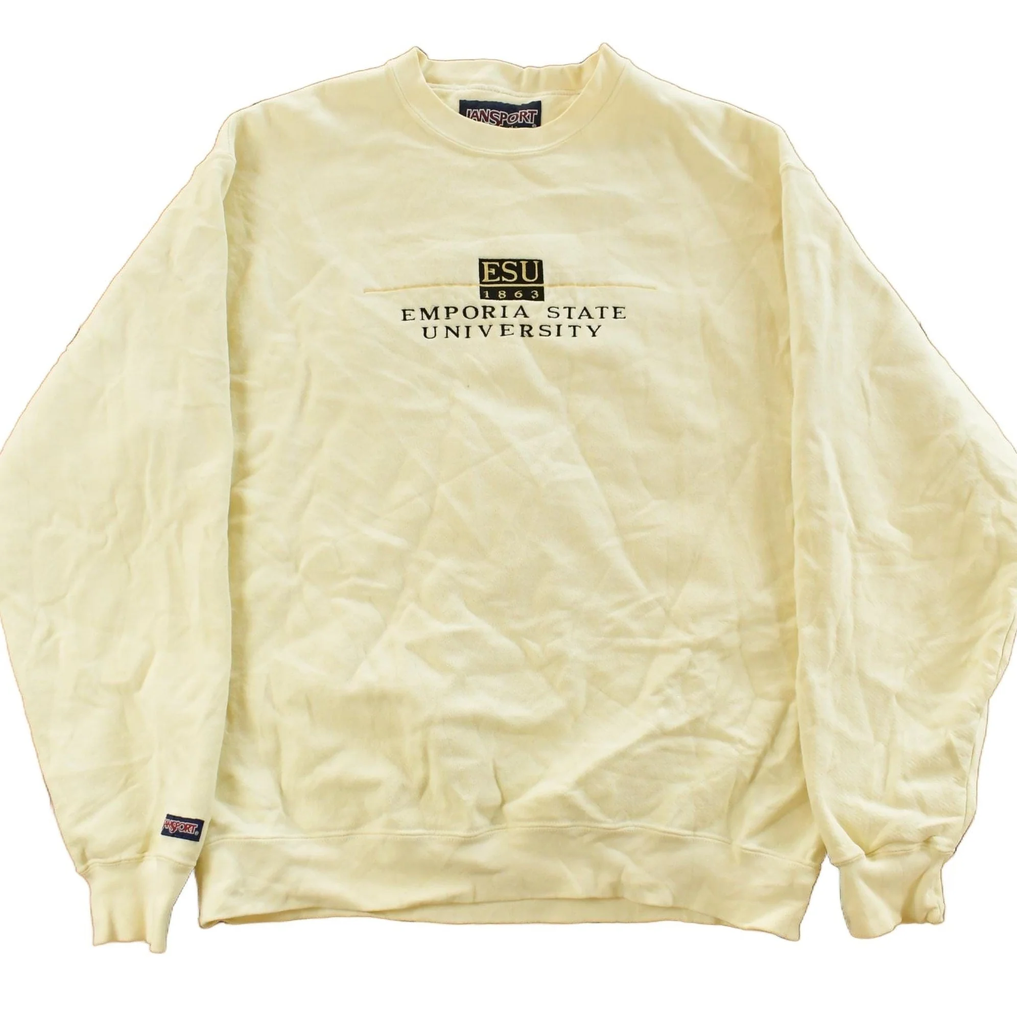 Vintage 1990s Emporia State University Crewneck Sweatshirt Men's Large