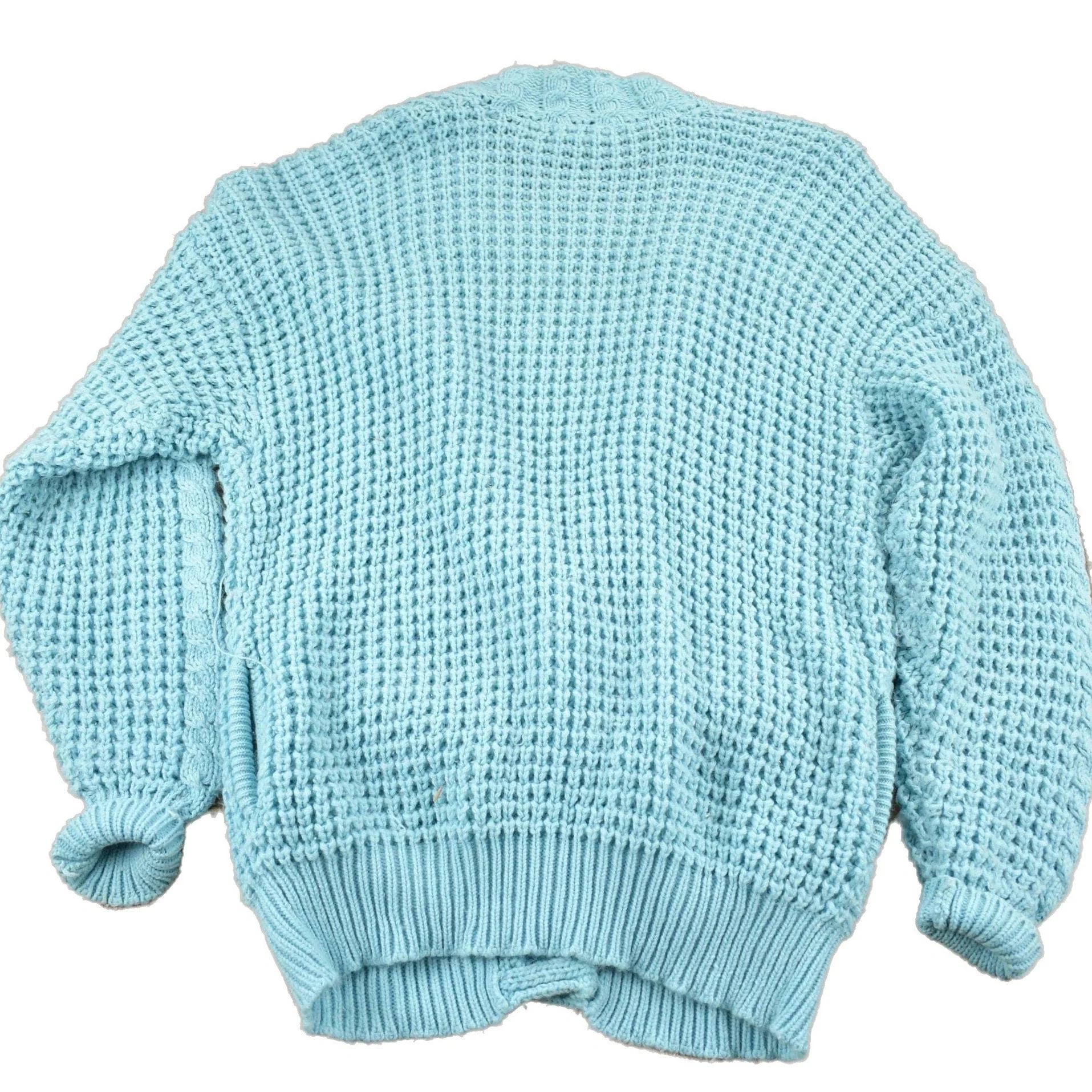 Vintage 1990s Evian Cable Knit Cardigan Sweater Men's L - Image 2