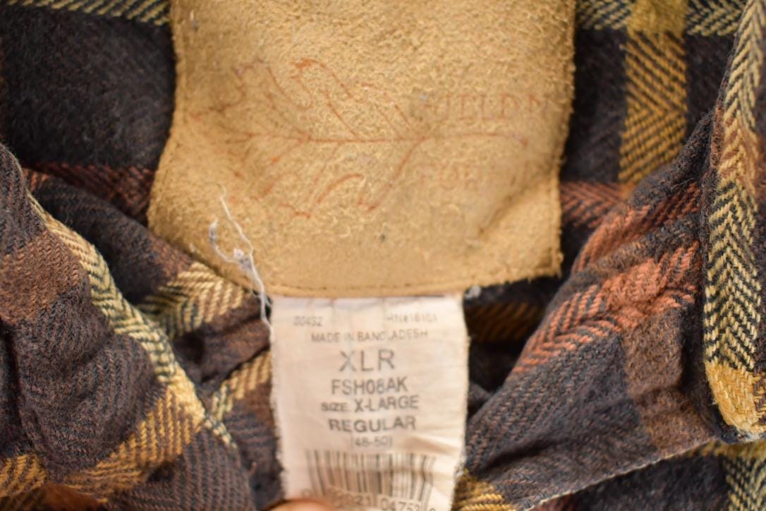 Vintage 1990s Fillon Forrest Western Style Plaid Button Up Shirt Men's XL - Image 5