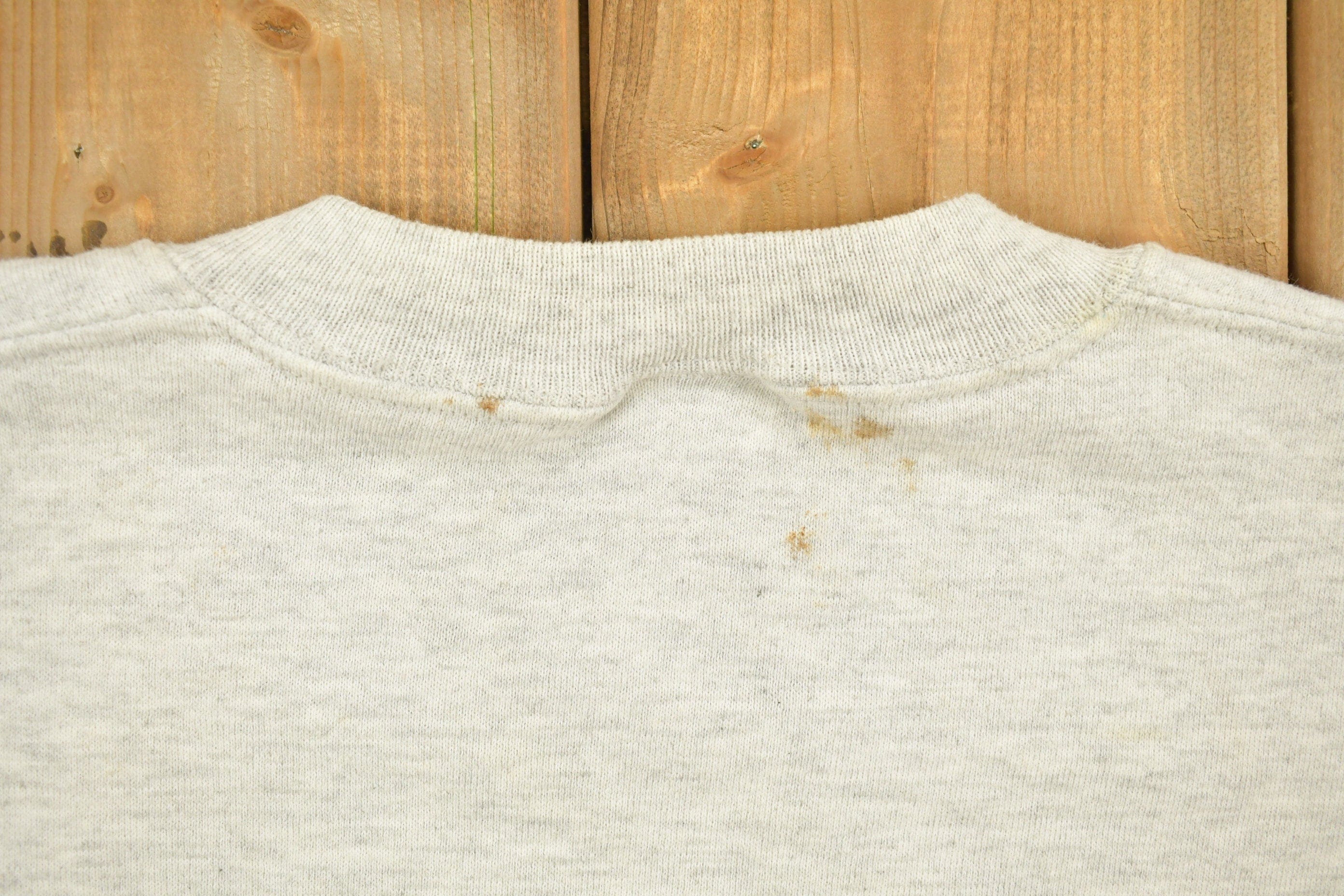 Vintage 1990s First Class Grandfather Collegiate Crewneck Men's Large - Image 6