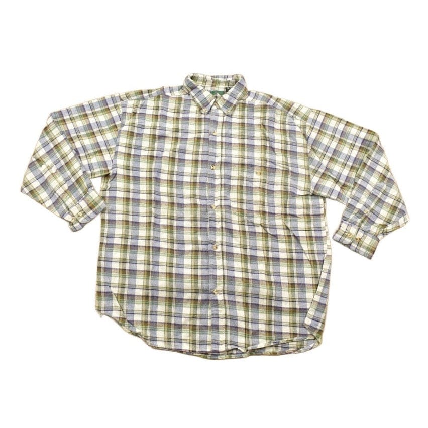 Vintage 1990s Flannel Button Up Shirt Men's Large