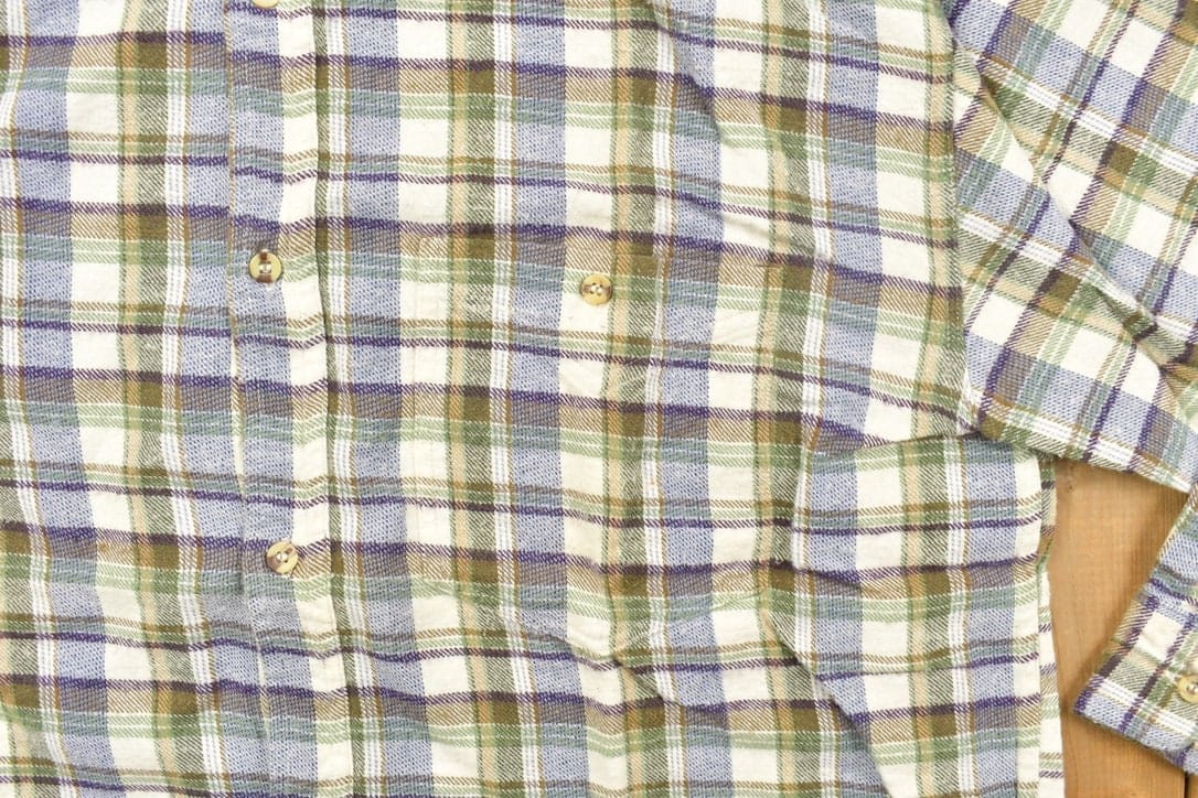 Vintage 1990s Flannel Button Up Shirt Men's Large - Image 4