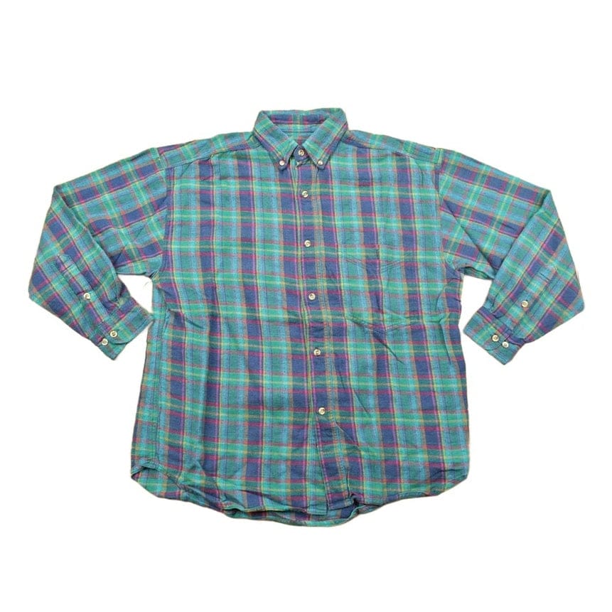 Vintage 1990s Flannel Button Up Shirt Men's S