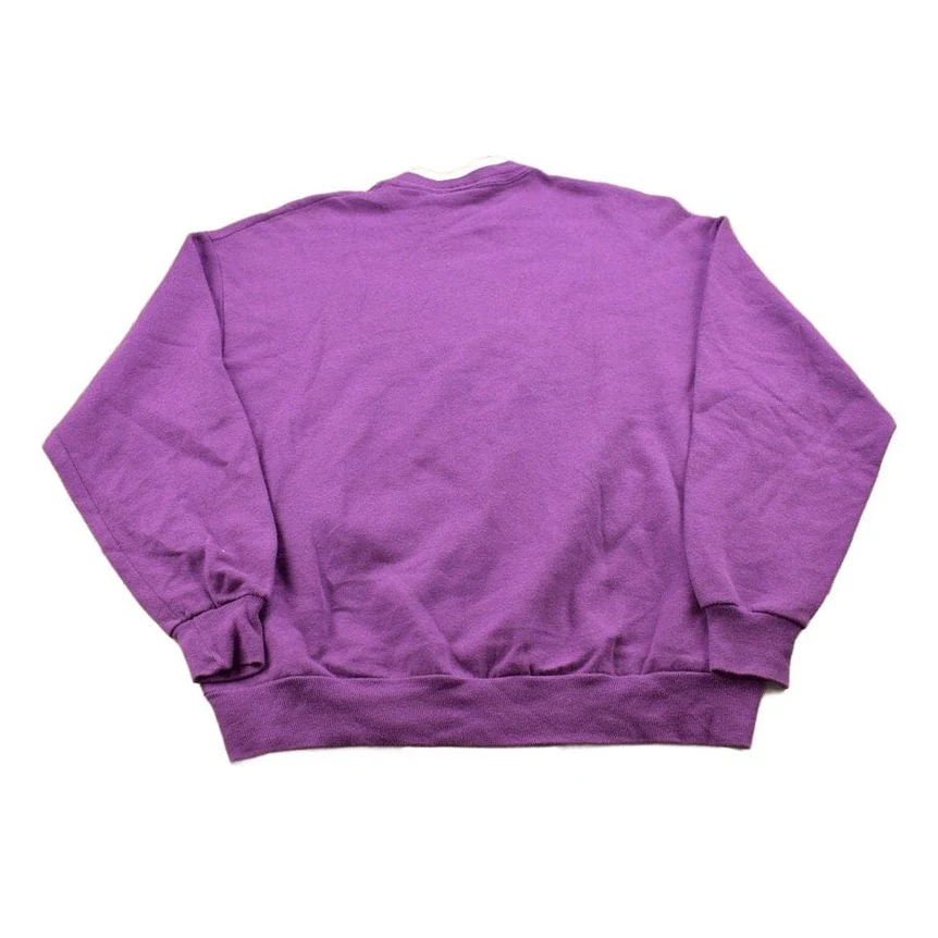 Vintage 1990s Floral Theme Crewneck Sweater Men's XL - Image 2