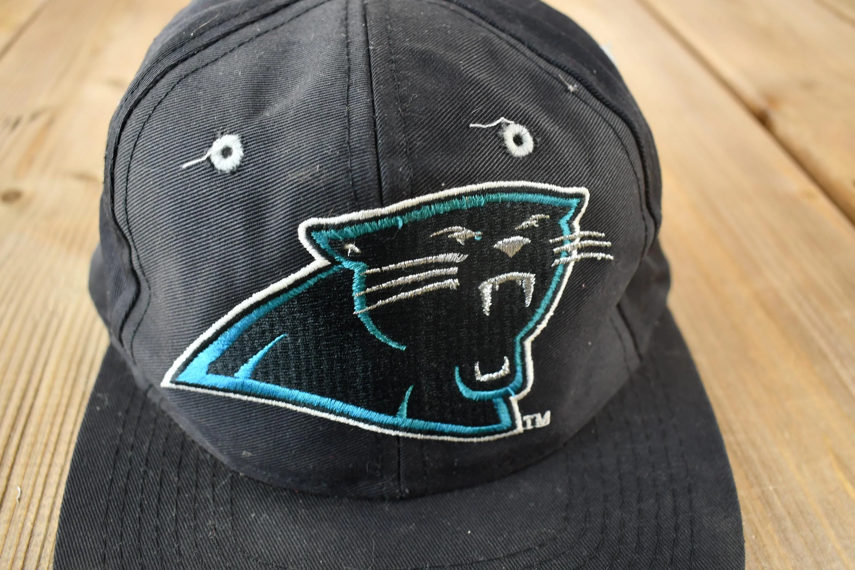 Vintage 1990s Florida Panthers NFL Snap Back Hat - Image 4