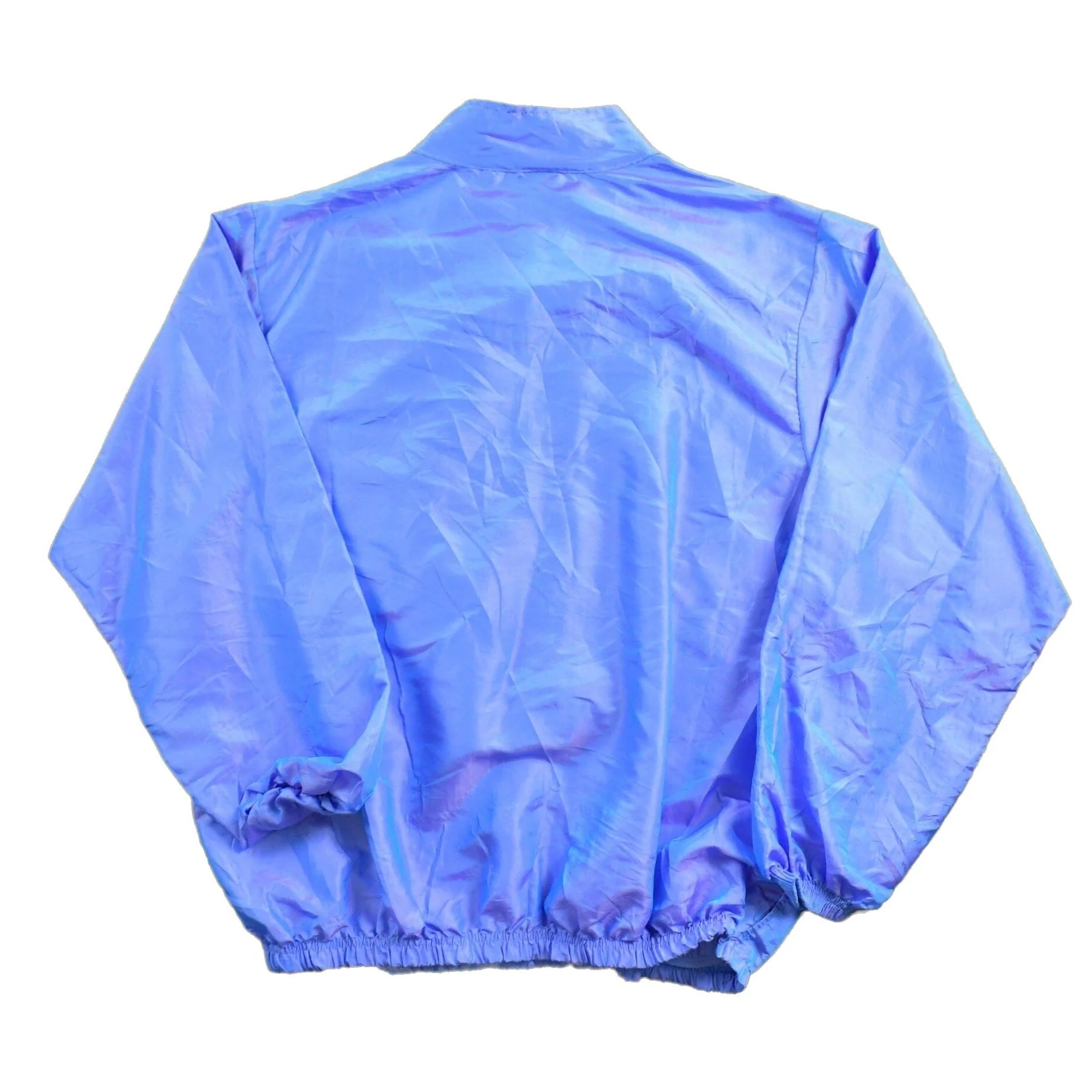 Vintage 1990s Florida USA Half Zip Windbreaker Jacket Men's Medium - Image 2