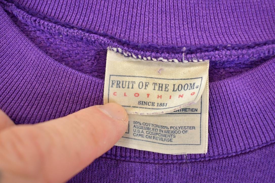 Vintage 1990s FOTL Blank Crewneck Sweatshirt Women's XXL - Image 4