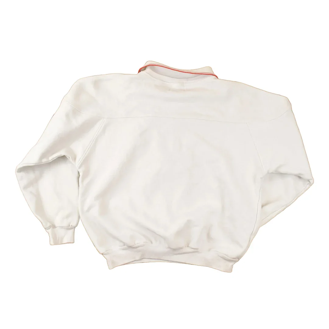 Vintage 1990s Franklin Mills WMC Embroidered Collared Sweatshirt Womens L - Image 2