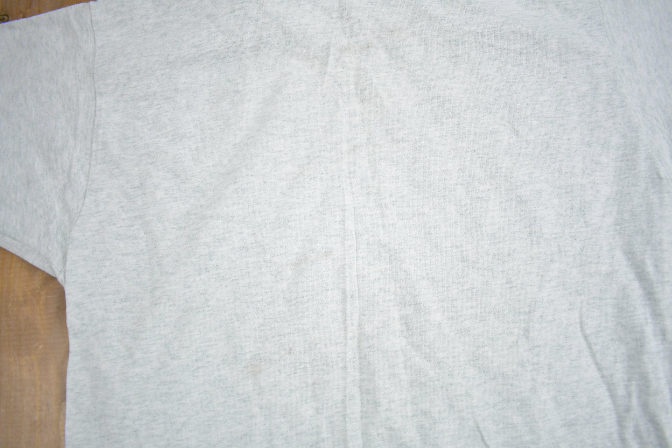 Vintage 1990s Fruit Of The Loom Blank Grey T Shirt Men's Medium - Image 3