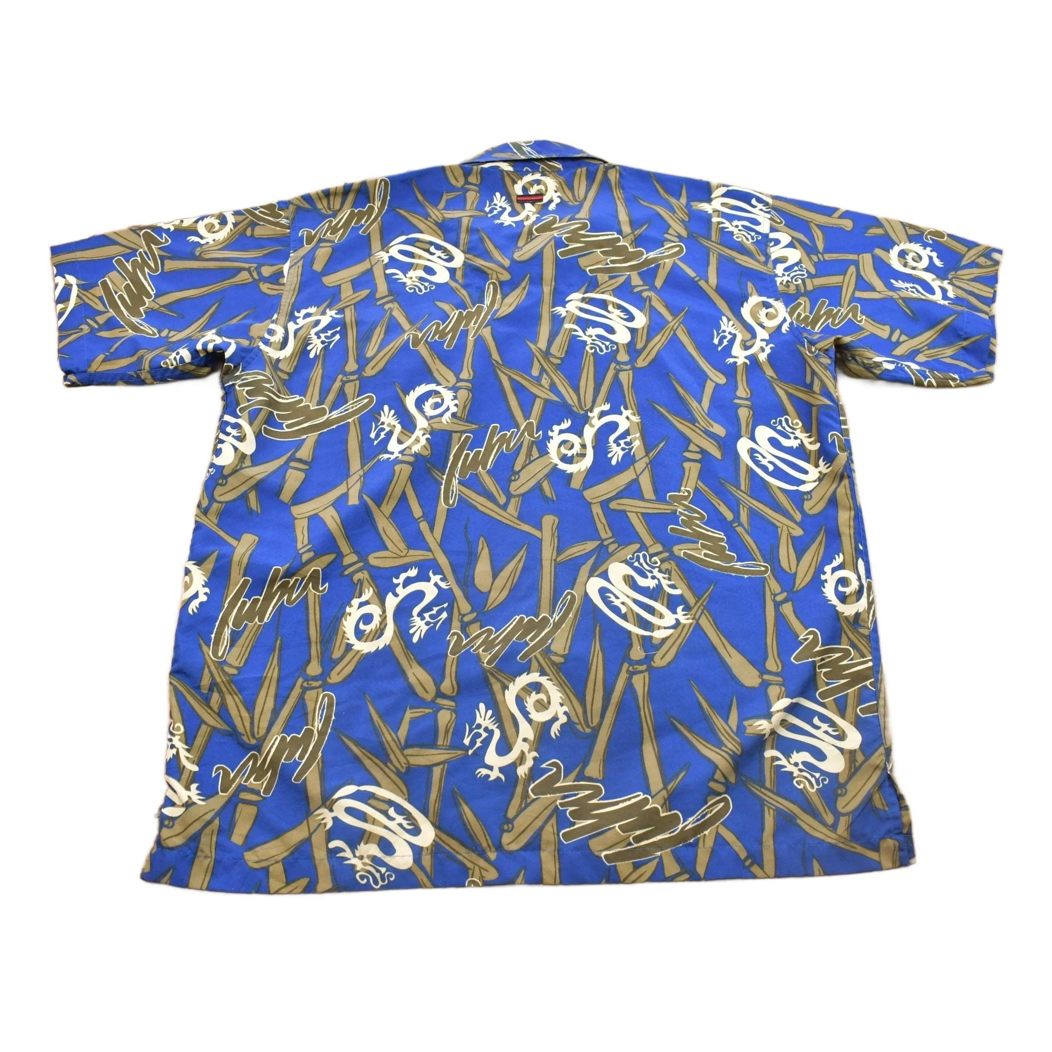 Vintage 1990s Fubu Button Up Shirt Men's Large - Image 2