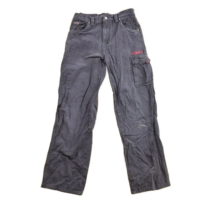 Vintage 1990's FUBU Cargo Jeans Men's 29 x 29 - Image 2