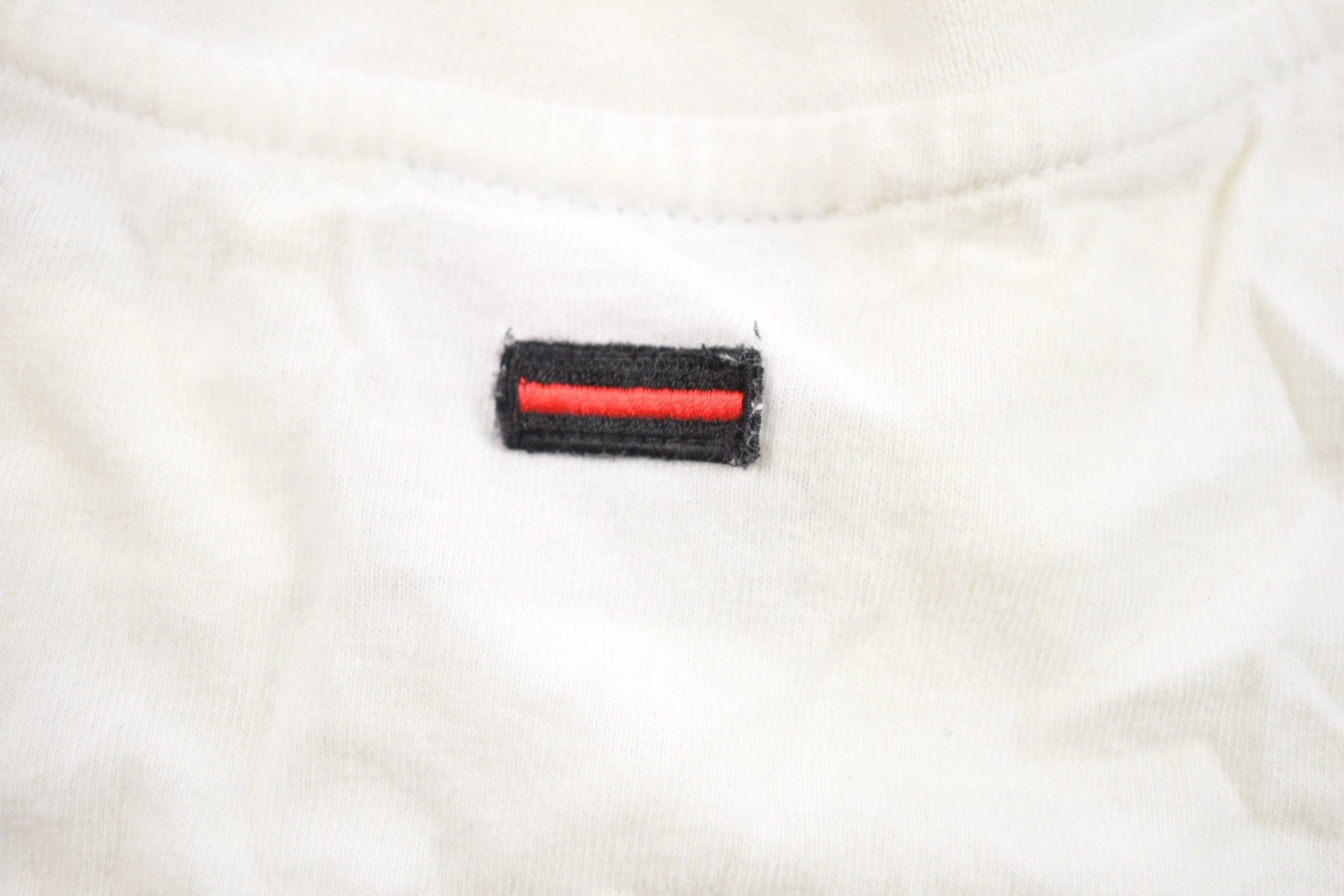 Vintage 1990s FUBU.CO.XC11 Fuzzy Embroidered Lettering T-Shirt Men's 3XL - Image 8