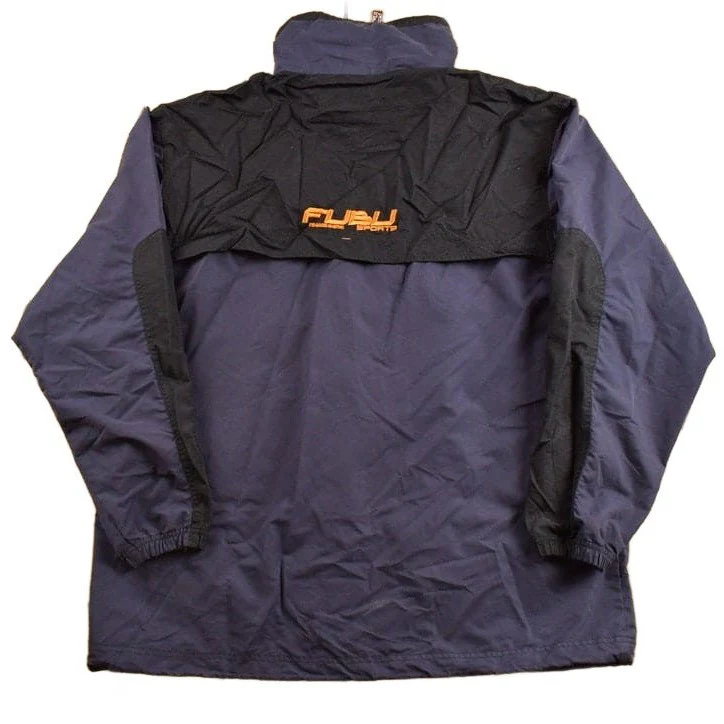 Vintage 1990s Fubu Extreme Sports Embroidered Windbreaker Jacket Men's Large - Image 2