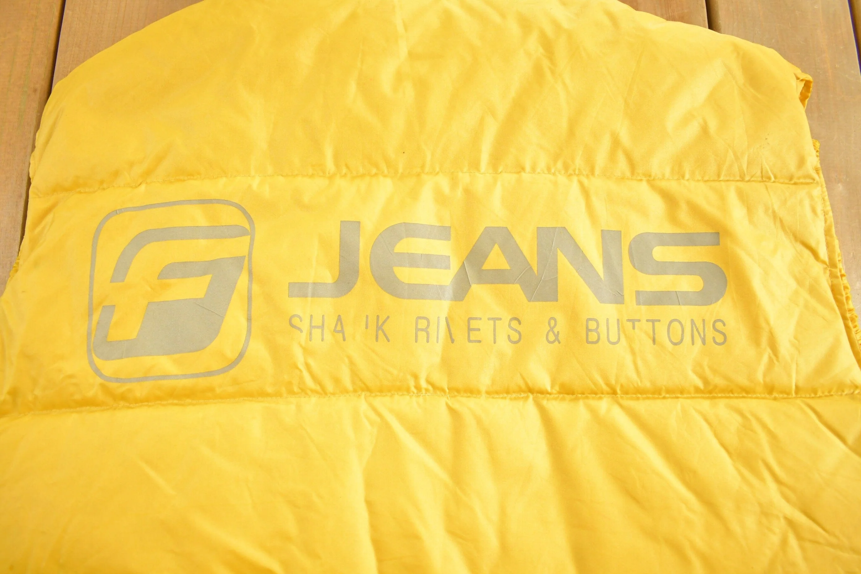 Vintage 1990s Fubu Jeans Puffer Vest Men's 2XL - Image 7