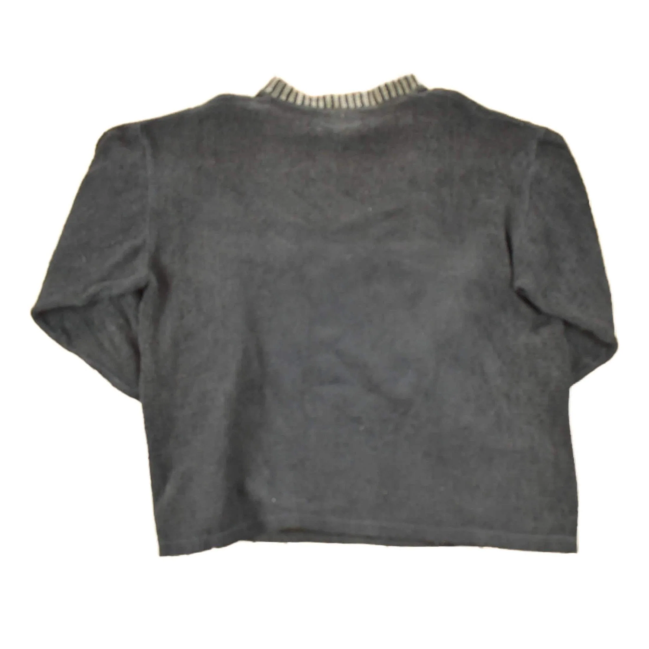 Vintage 1990s FUBU Knit Crewneck Sweater Men's XL - Image 2