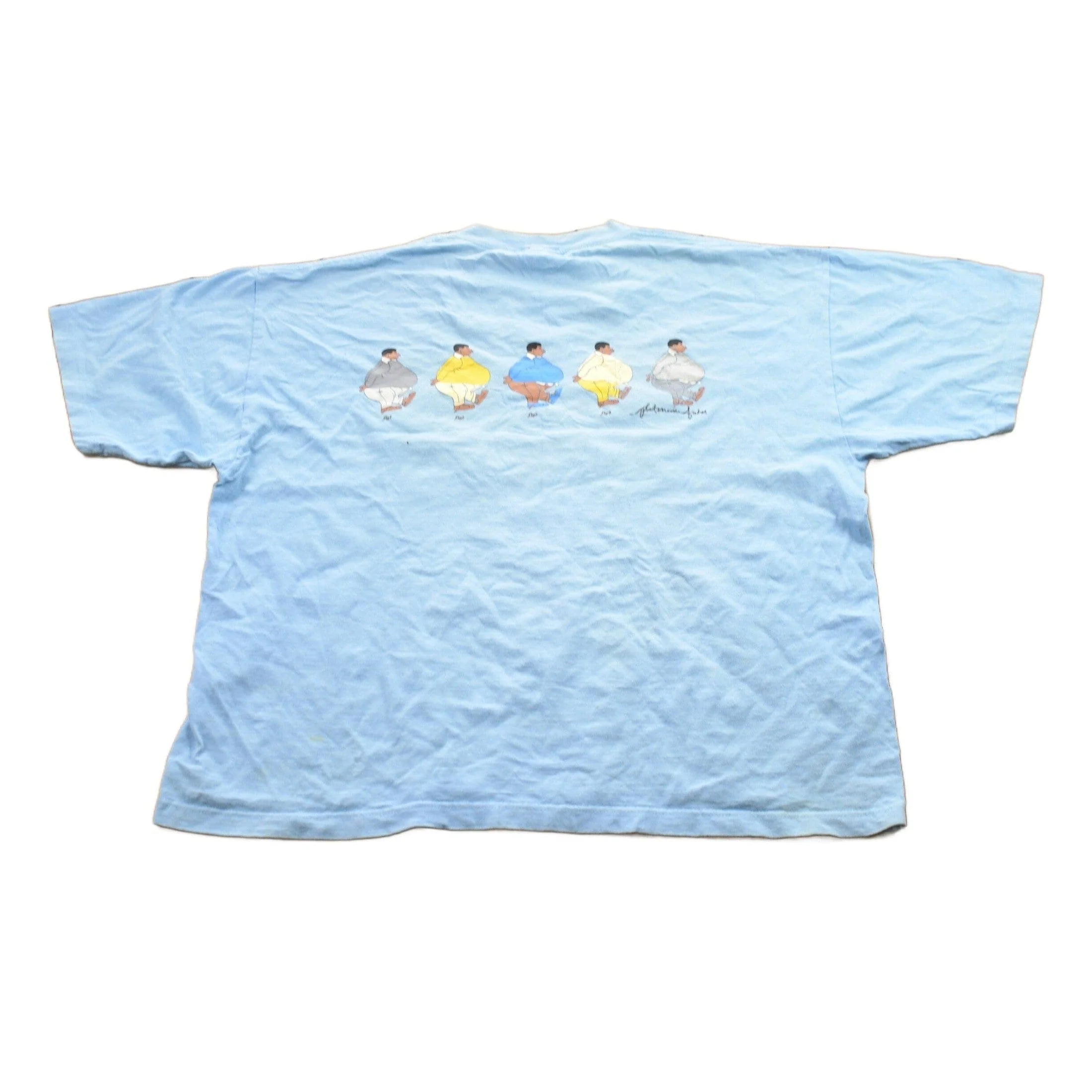 Vintage 1990s Fubu Platinum Fat Albert Graphic T-Shirt Men's XL - Image 2
