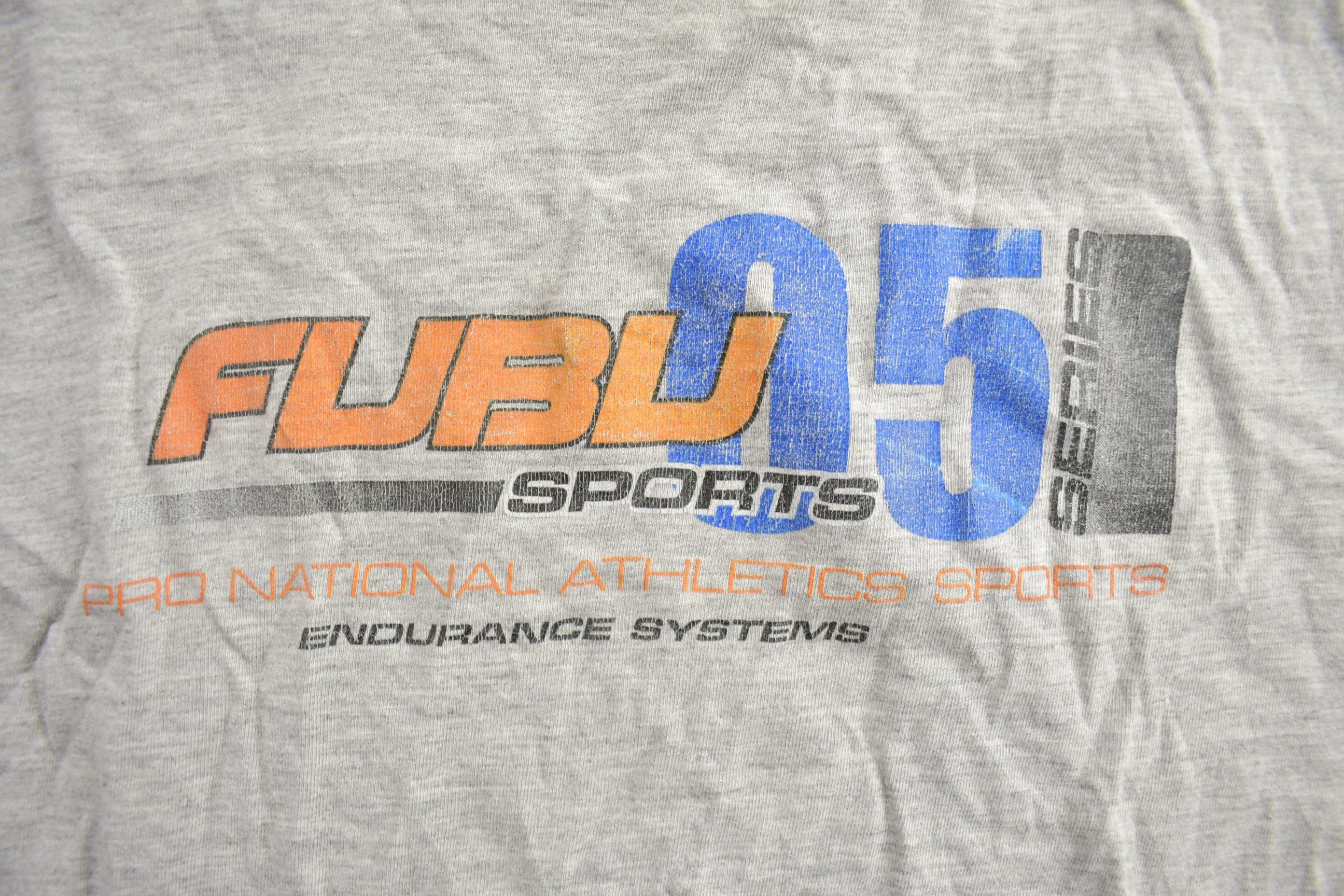 Vintage 1990s FUBU Sports Graphic Long Sleeve Shirt - Image 4