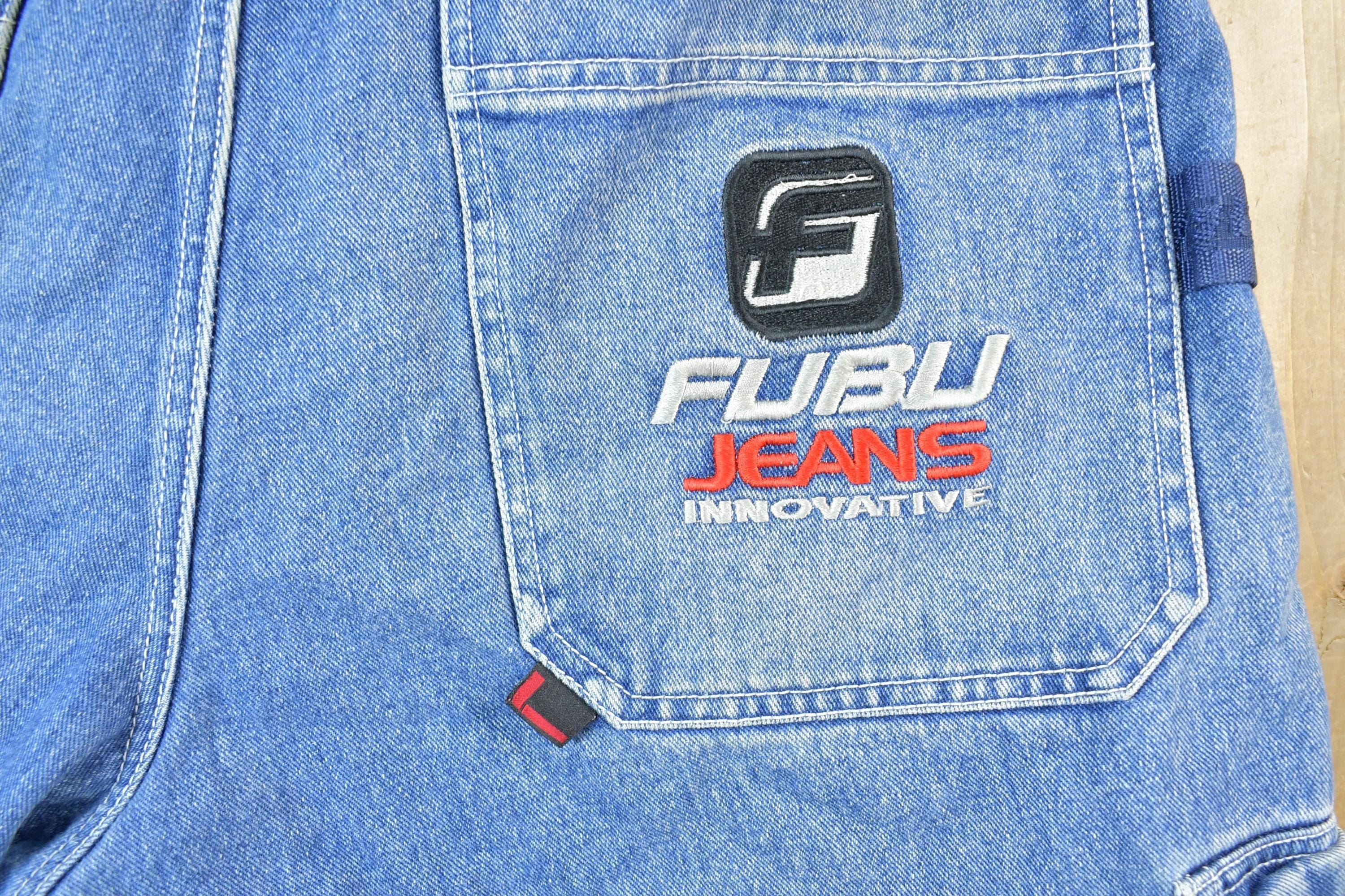 Vintage 1990s Fubu The Collection Denim Hip Hop Jeans Men's 38 x 30 - Image 4