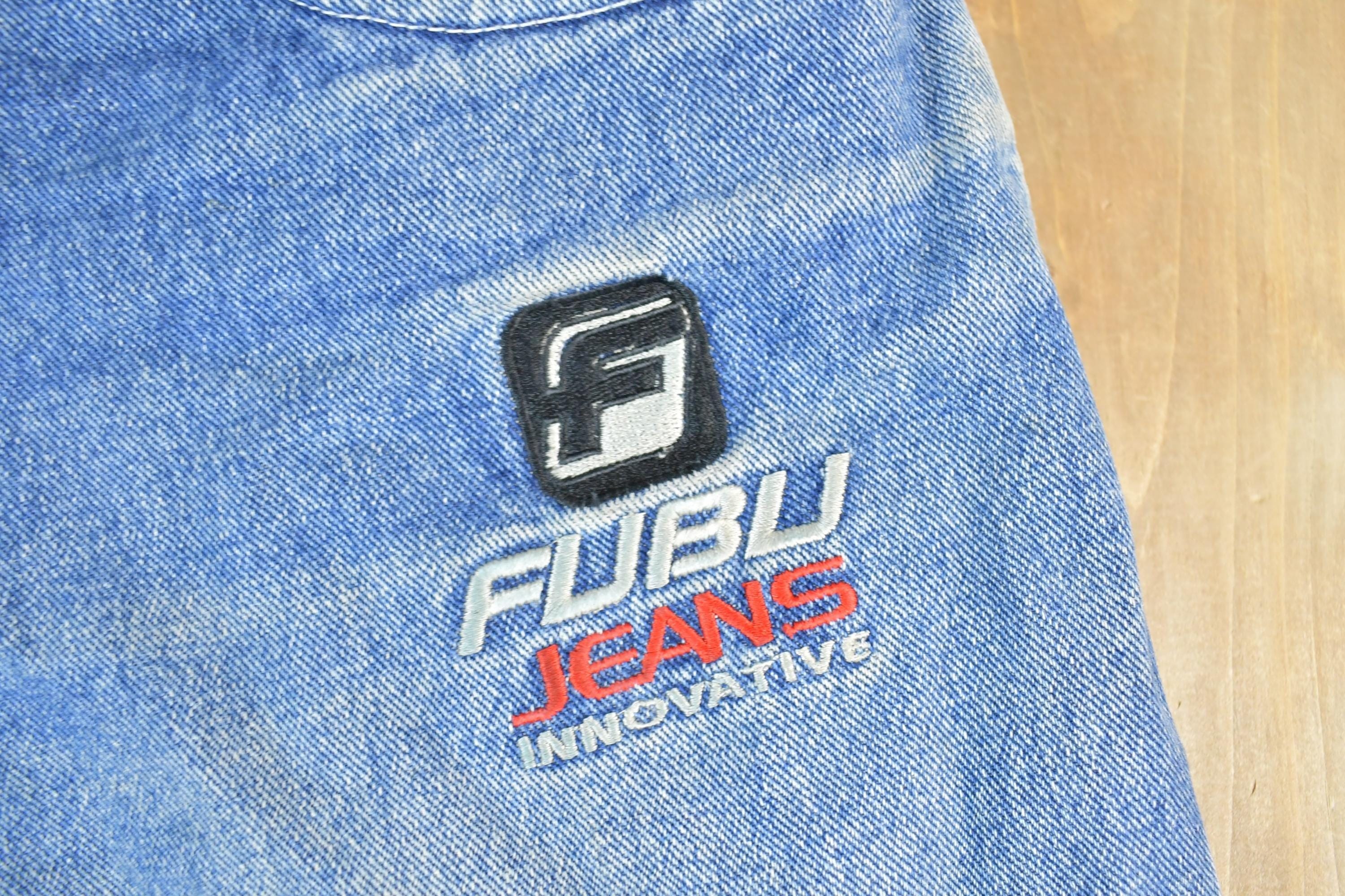 Vintage 1990s Fubu The Collection Denim Hip Hop Jeans Men's 38 x 30 - Image 5