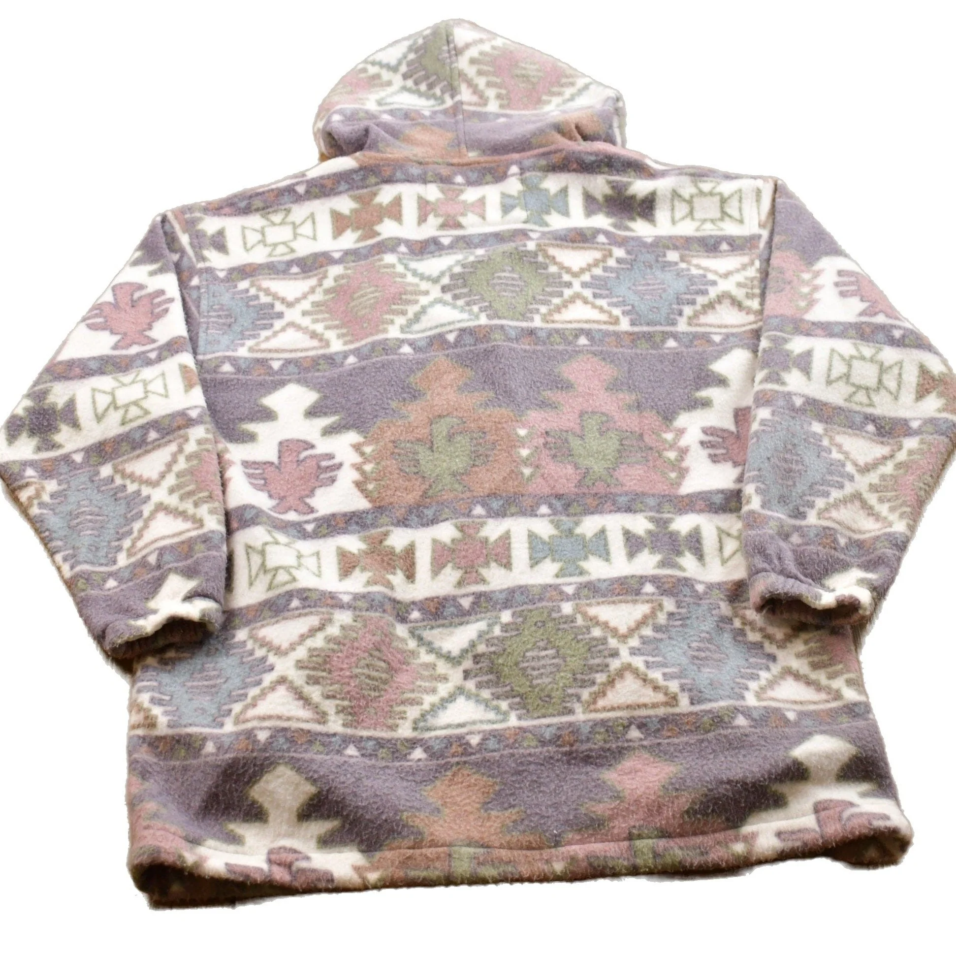 Vintage 1990s G4000 Aztec Pattern Fleece Sweater Men's Large - Image 2