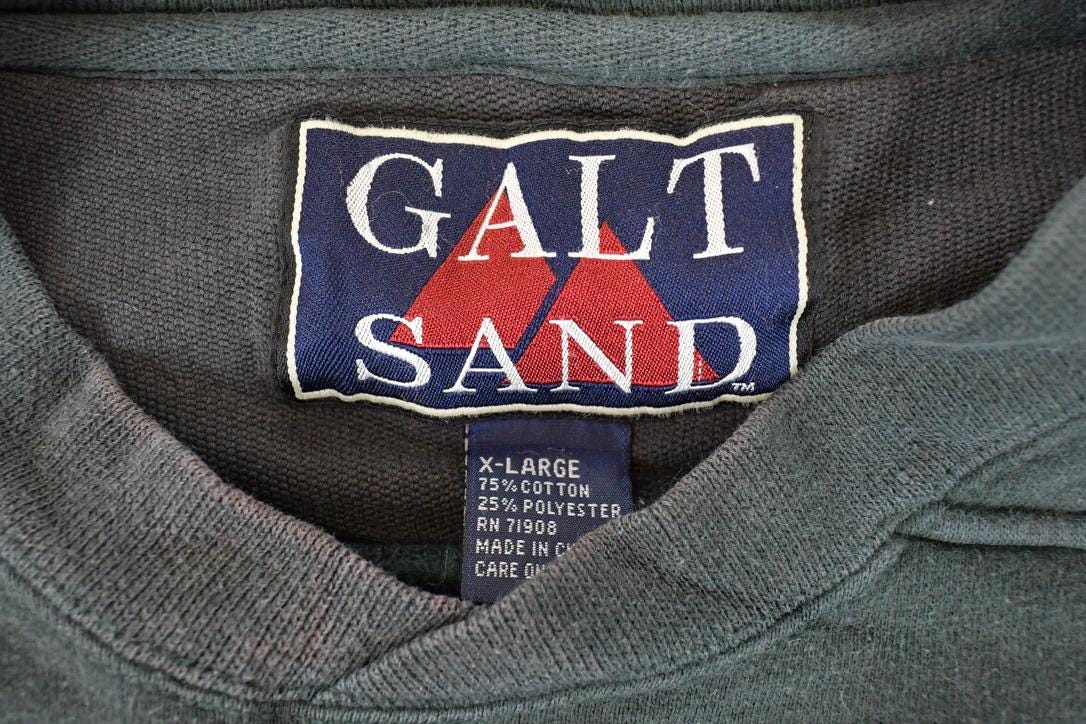 Vintage 1990s Galt Sand Michigan State University Crewneck Sweater Womens Cropped XL - Image 4