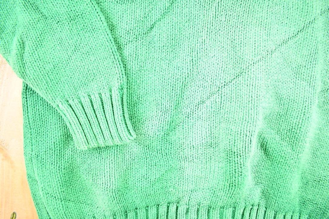 Vintage 1990s Gap Knit Abstract Pattern Crewneck Sweater Mens M - Image 4