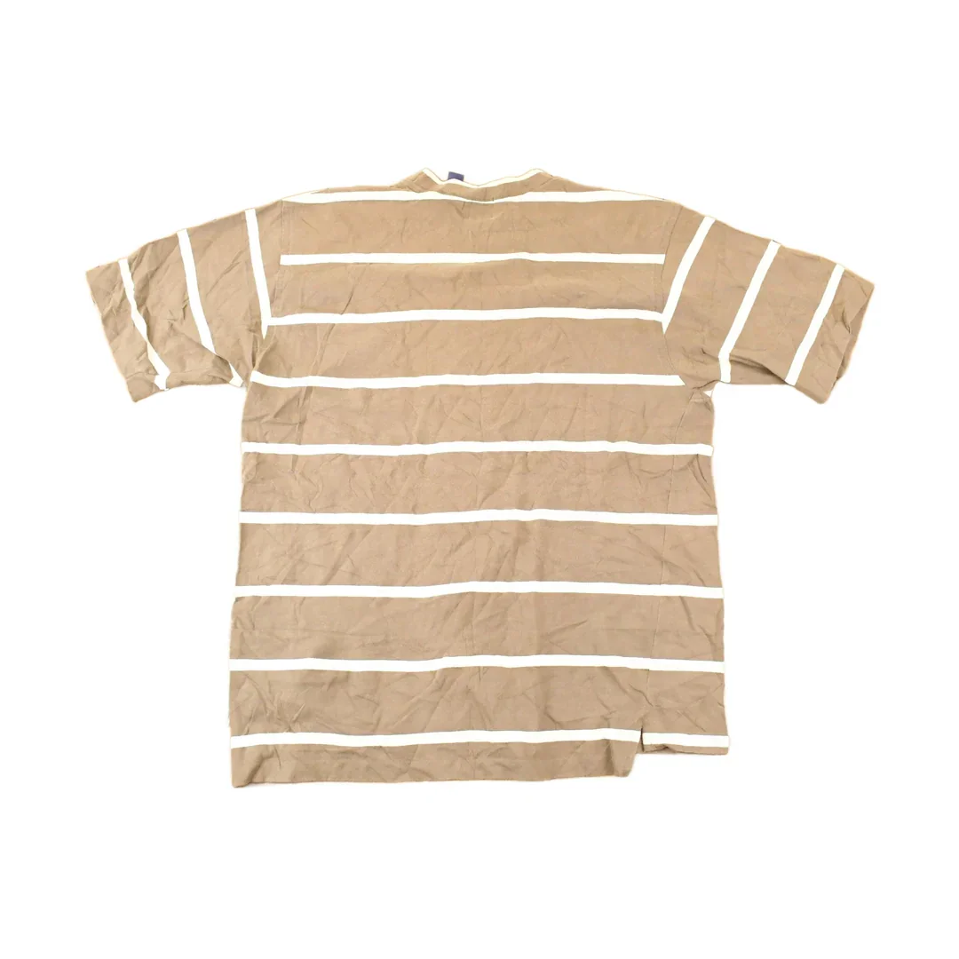 Vintage 1990s Gap Striped Preppy Souvenir T-Shirt Men's L - Image 2