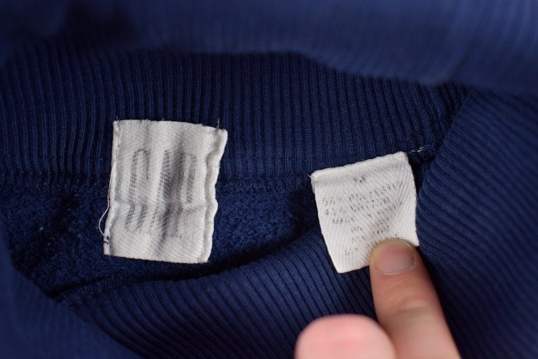 Vintage 1990s Gap World Class Blank Turtleneck Sweatshirt Men's MMen's Medium - Image 3