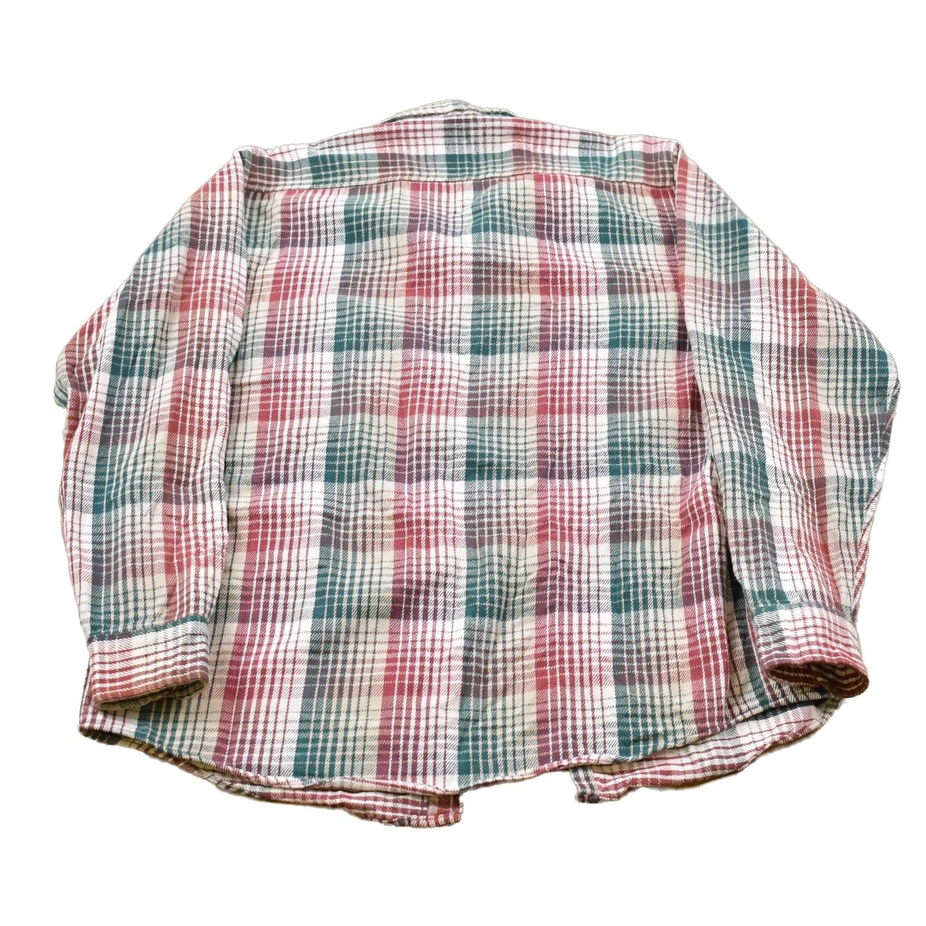 Vintage 1990s Geatland Apparel Plaid Button Up Shirt Men's Large - Image 2